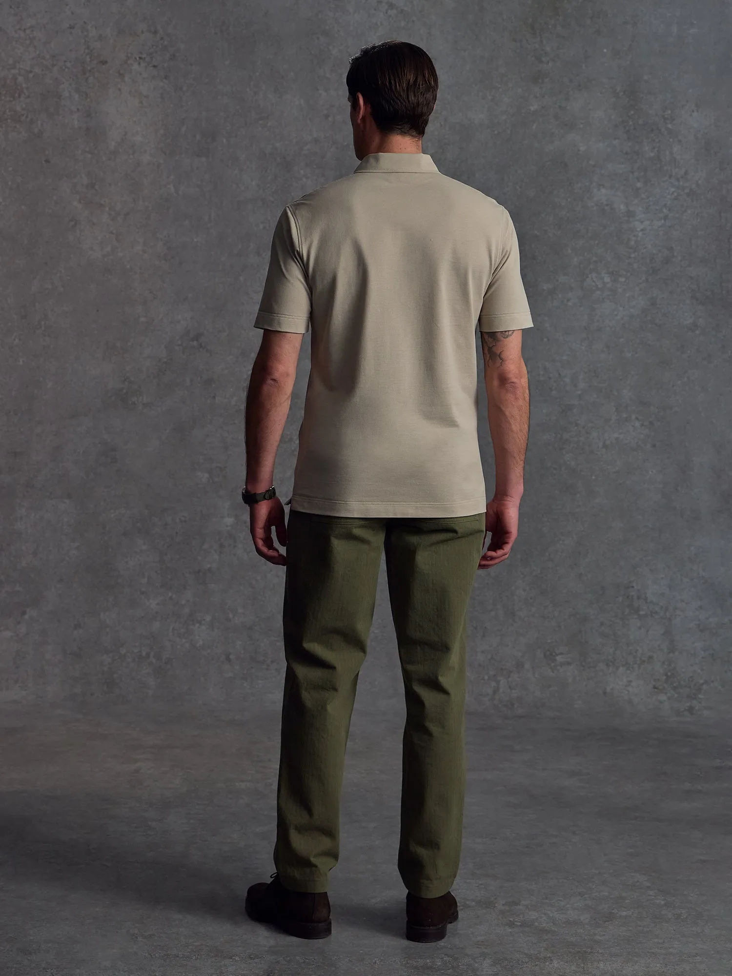 Jack's Polo - Alabaster sold by Private White V.C. product image thumbnail 5