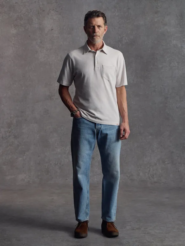 The Civvy Polo - Flake White sold by Private White V.C.