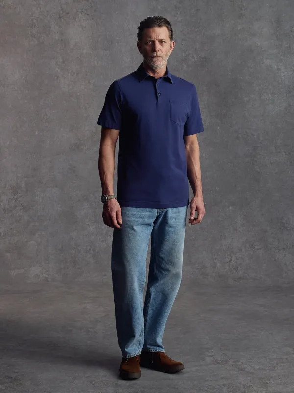 The Civvy Polo - Navy sold by Private White V.C.