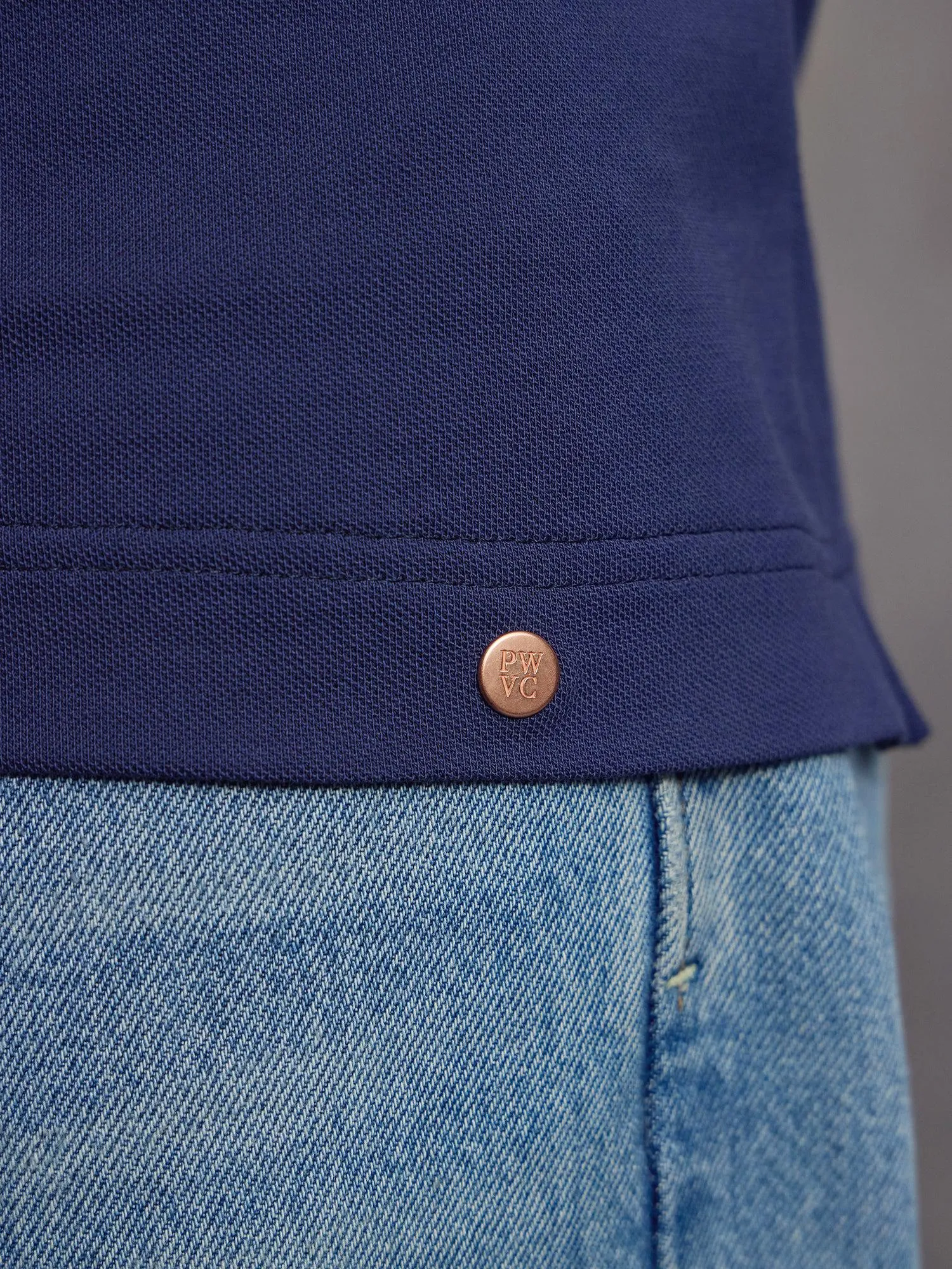 The Civvy Polo - Navy sold by Private White V.C. product image thumbnail 3