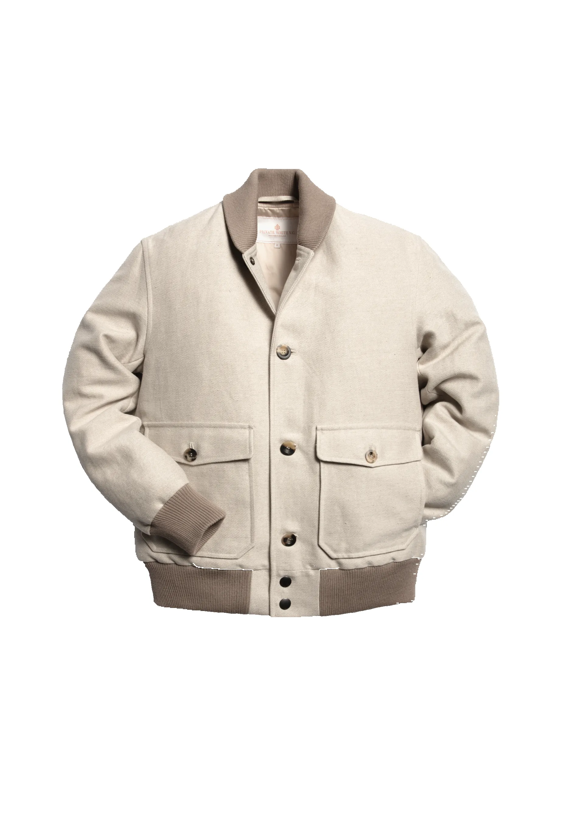 The Spy Bomber - Ecru sold by Private White V.C. product image thumbnail 3