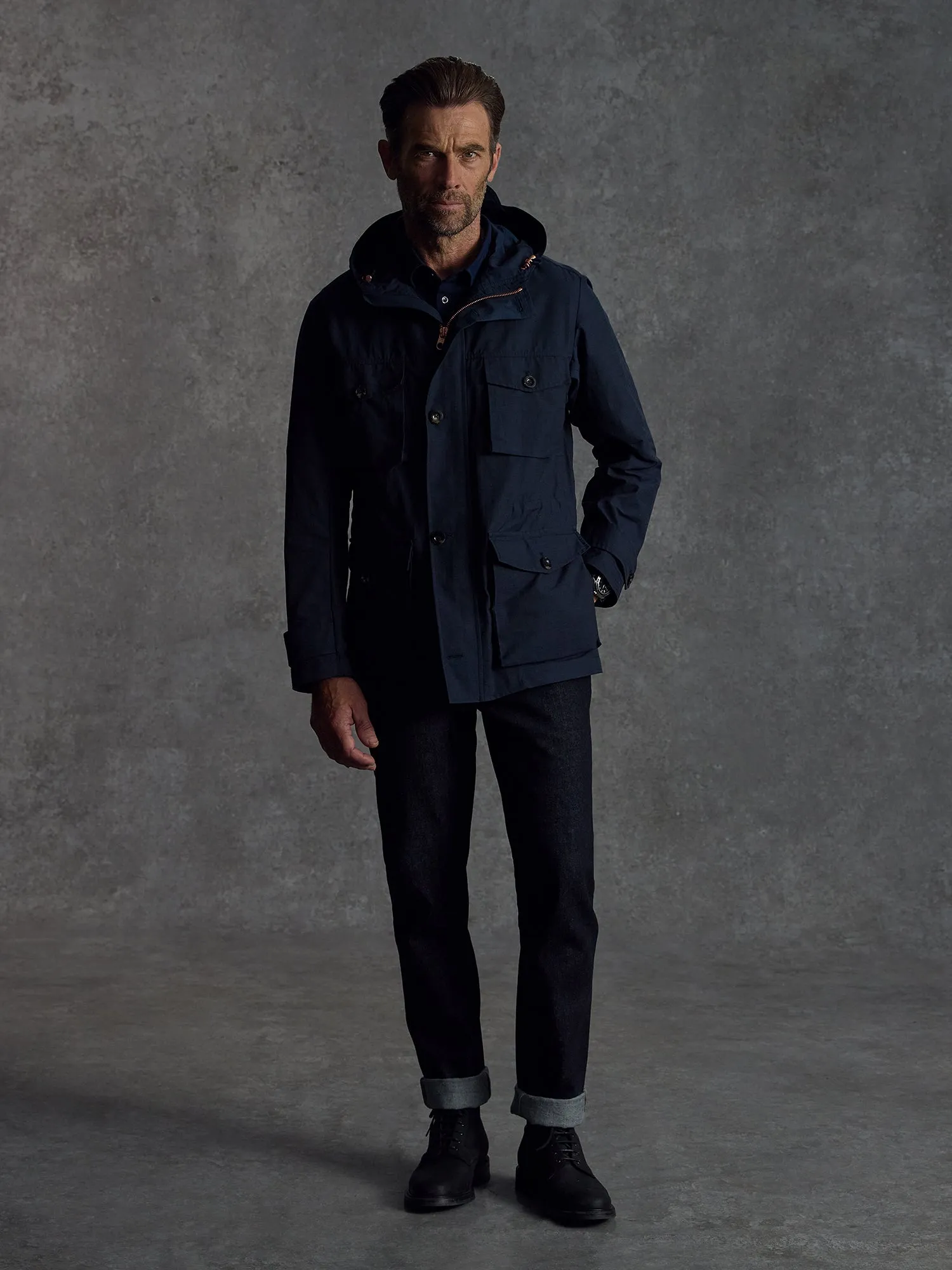 The Tracker Jacket - Navy sold by Private White V.C. product image thumbnail 5