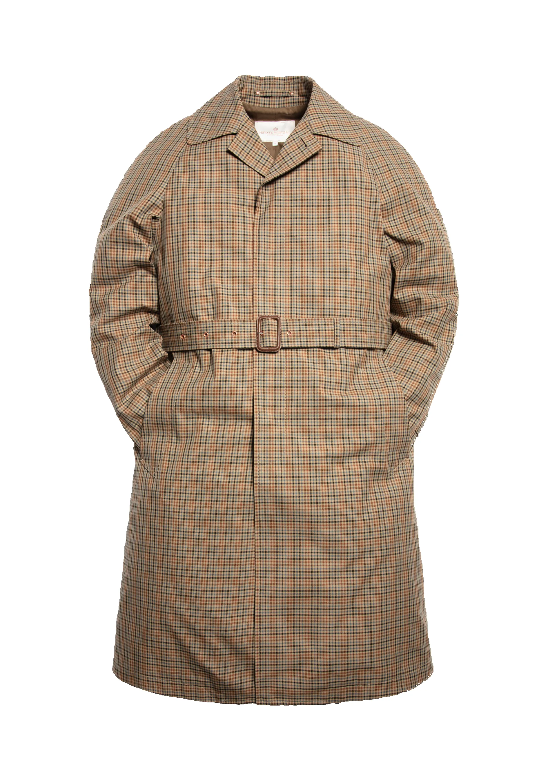 The Honey Trap Trench - Check sold by Private White V.C. product image thumbnail 2