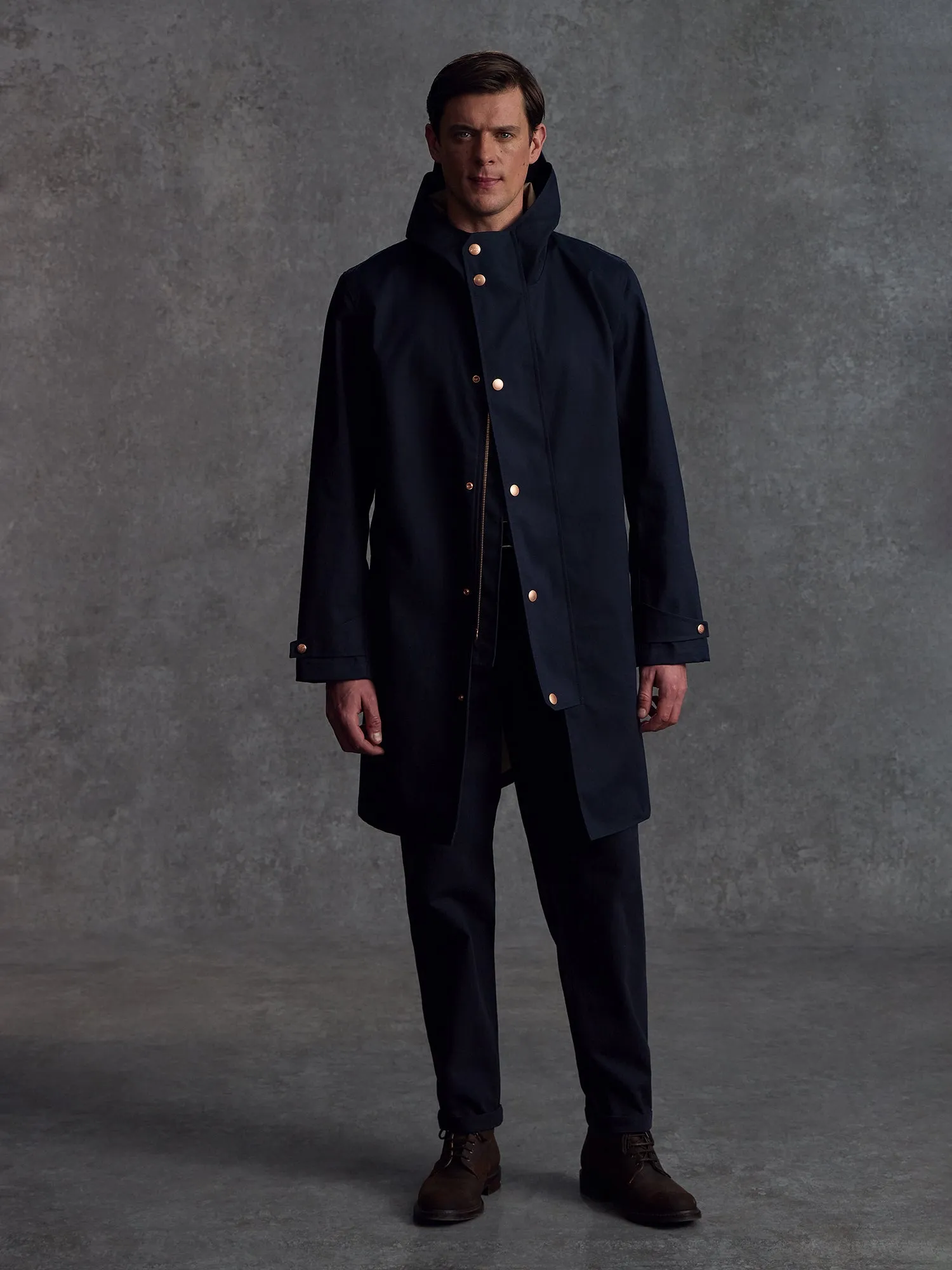 The Drifter Parka - Dark Navy sold by Private White V.C. product image thumbnail 5
