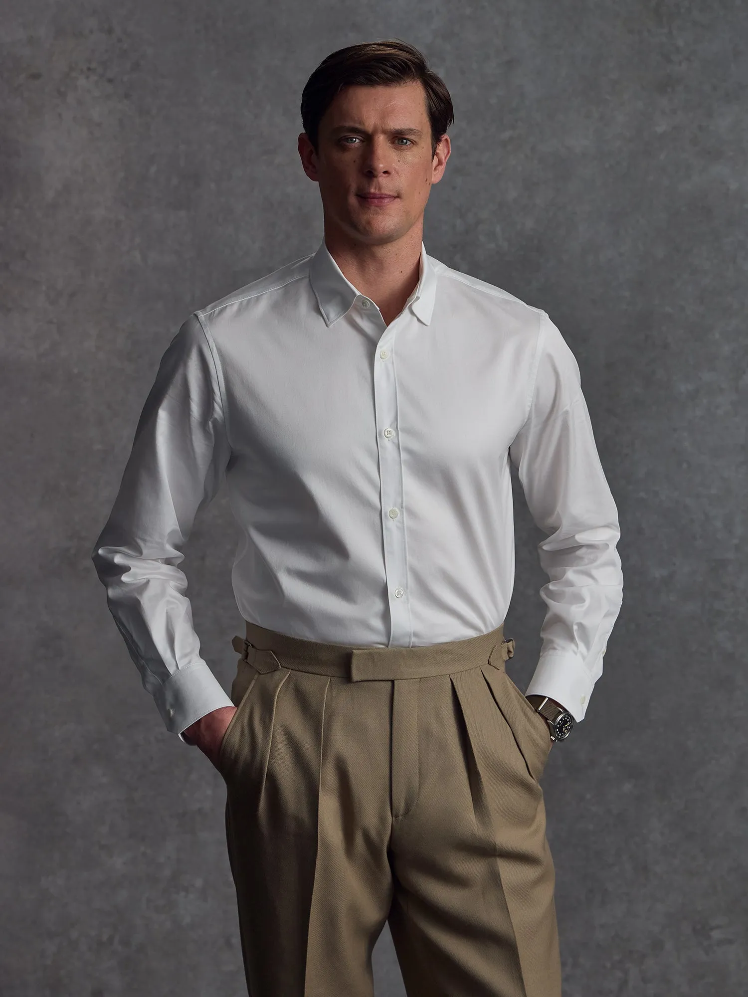 The Civvy Shirt - White sold by Private White V.C.