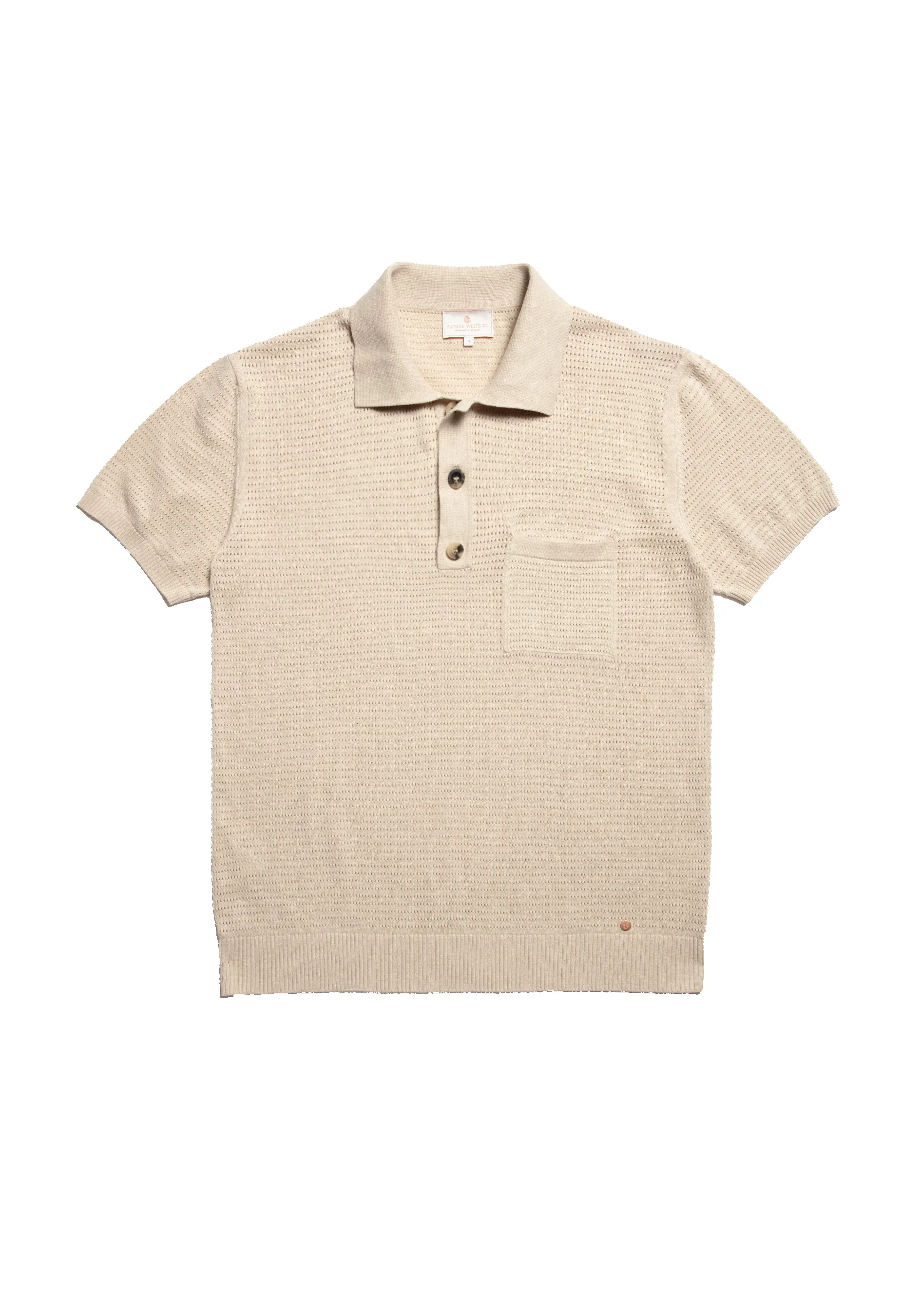 The Martini Polo - Sand sold by Private White V.C. product image thumbnail 3