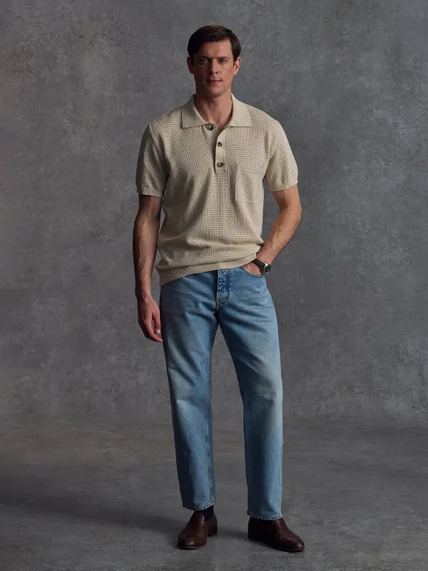 The Martini Polo - Sand sold by Private White V.C.