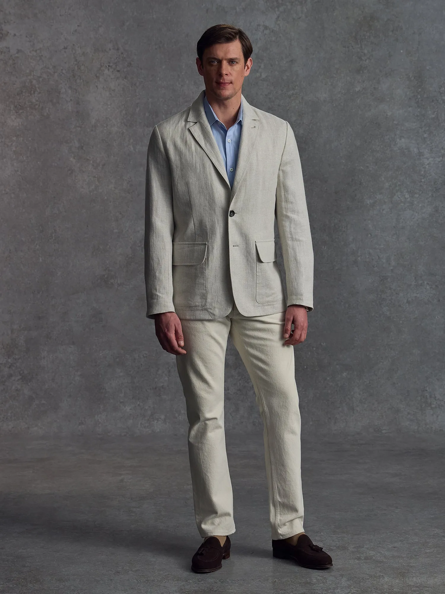 The Tailor Blazer - Sand sold by Private White V.C.