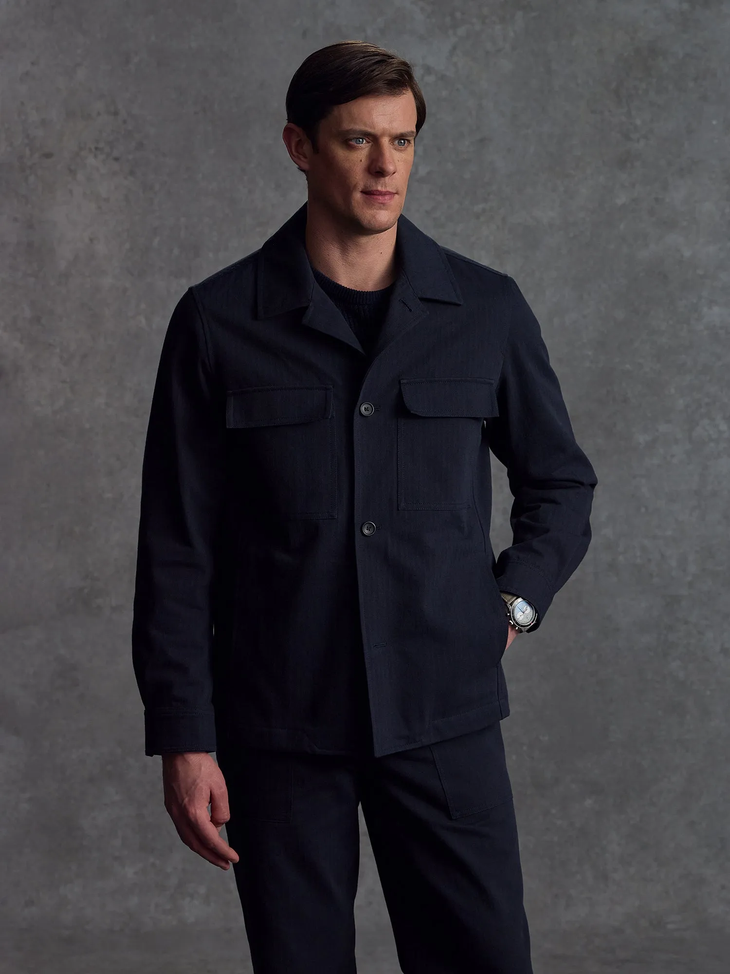 The Overlord Jacket - Navy sold by Private White V.C. product image thumbnail 5