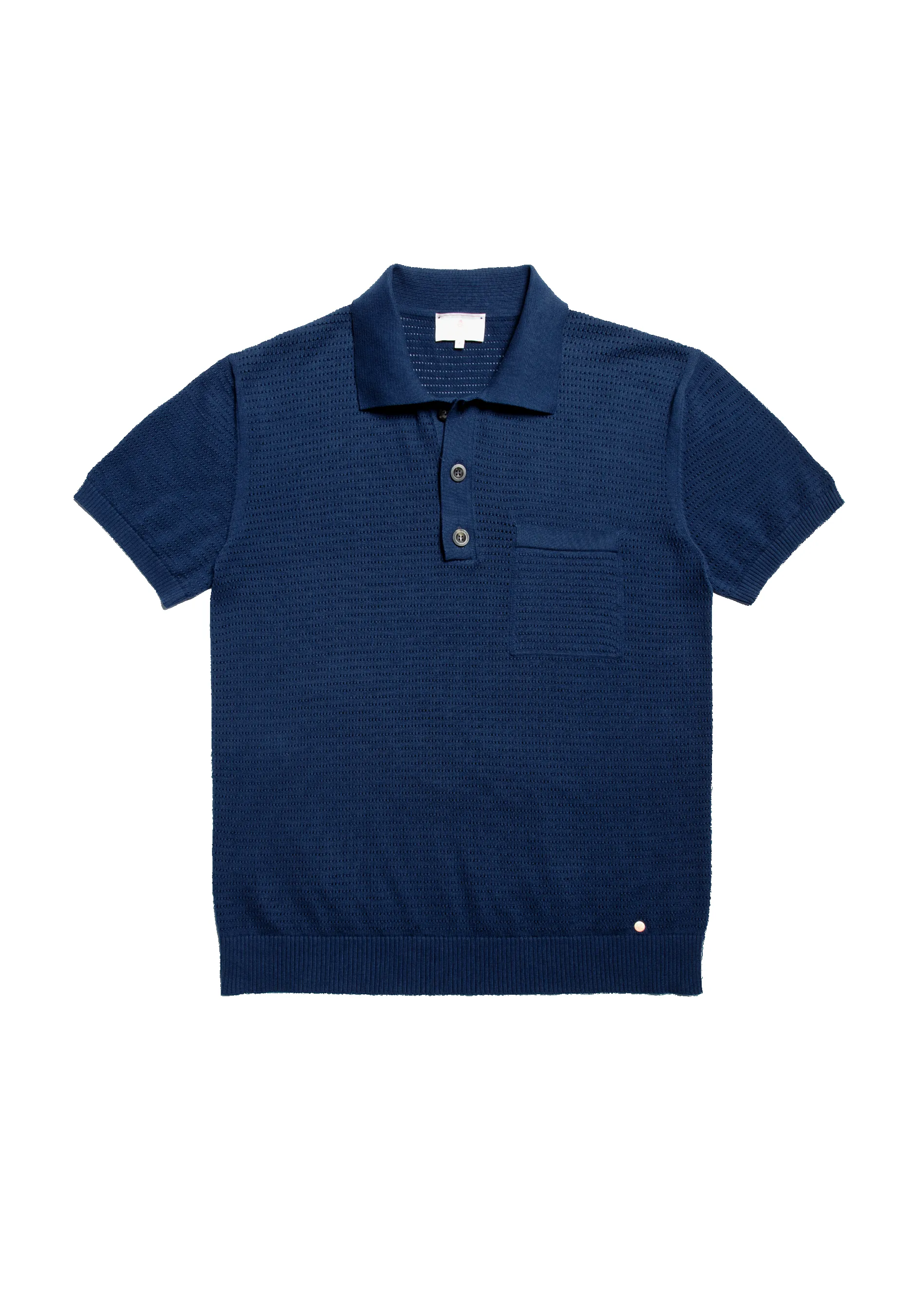 The Martini Polo - Navy sold by Private White V.C. product image thumbnail 2