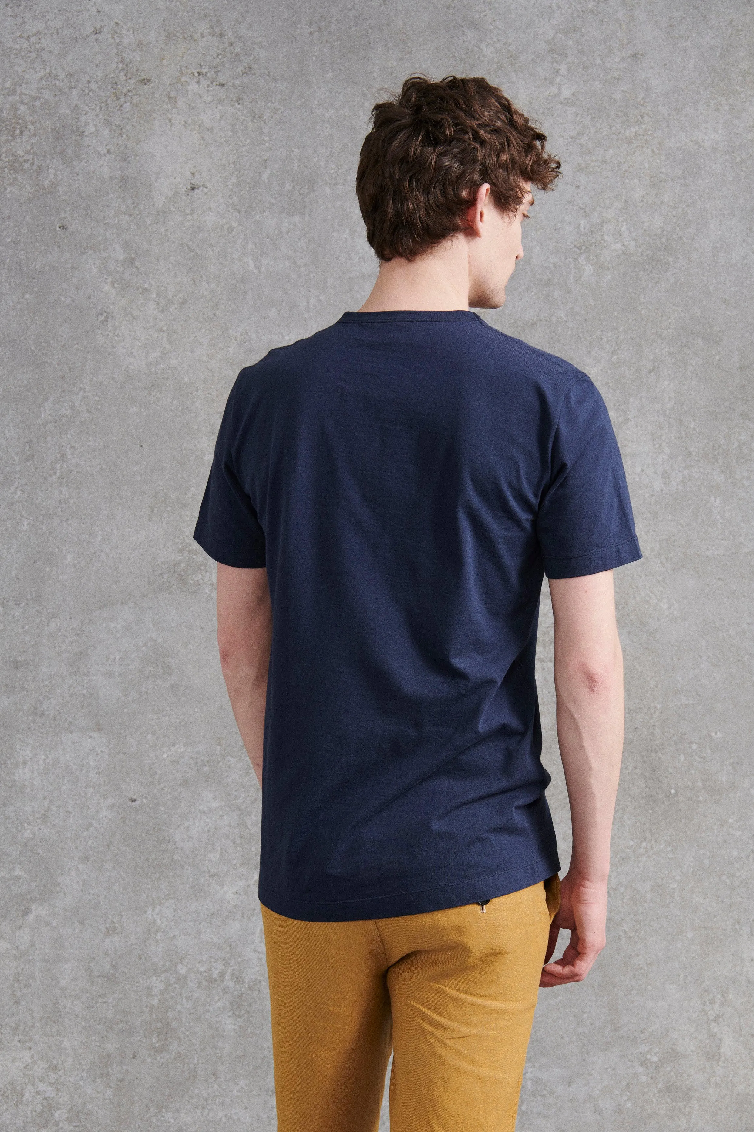 The Private Tee - Navy sold by Private White V.C. product image thumbnail 5