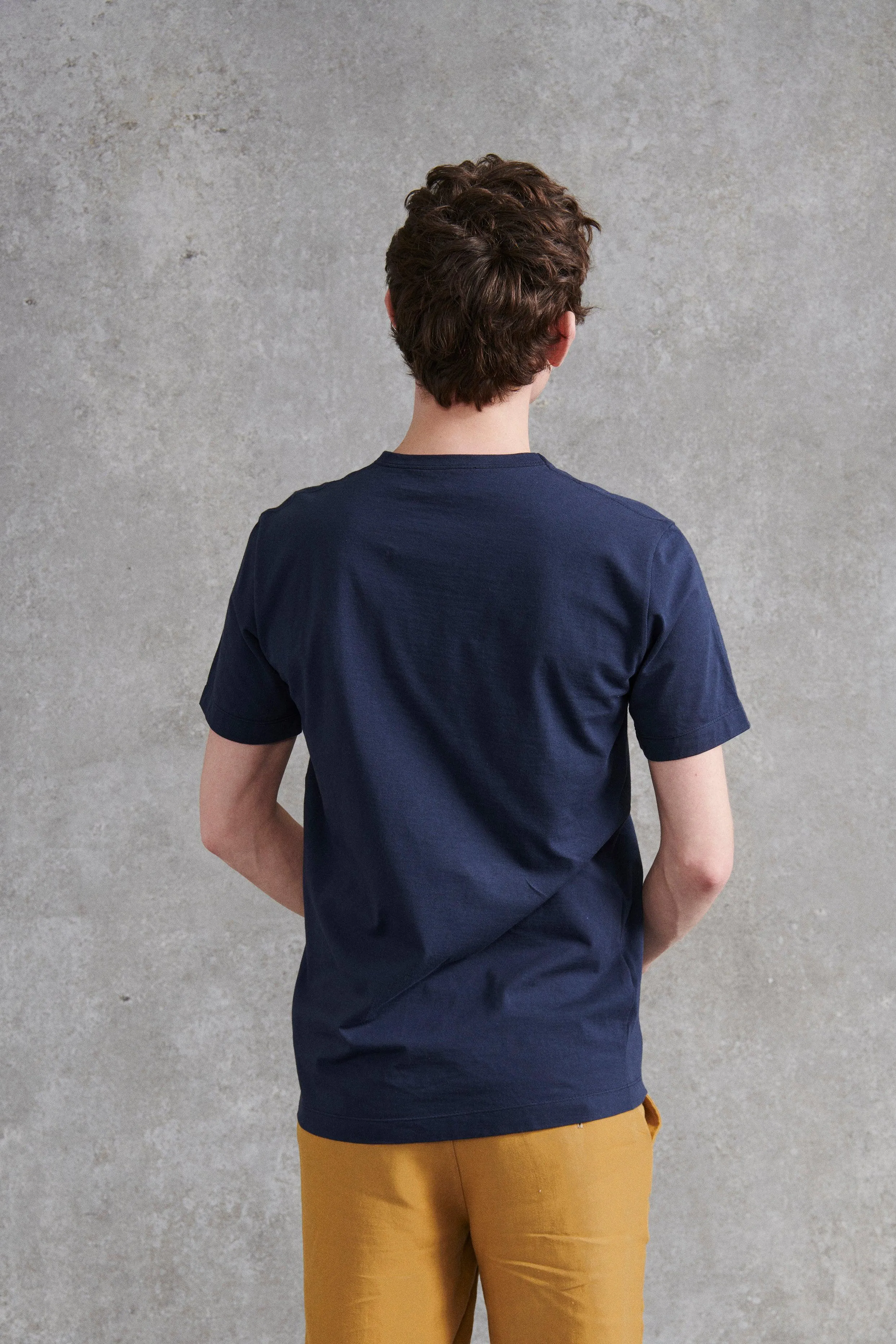 The Salford Tee - Navy sold by Private White V.C. product image thumbnail 4