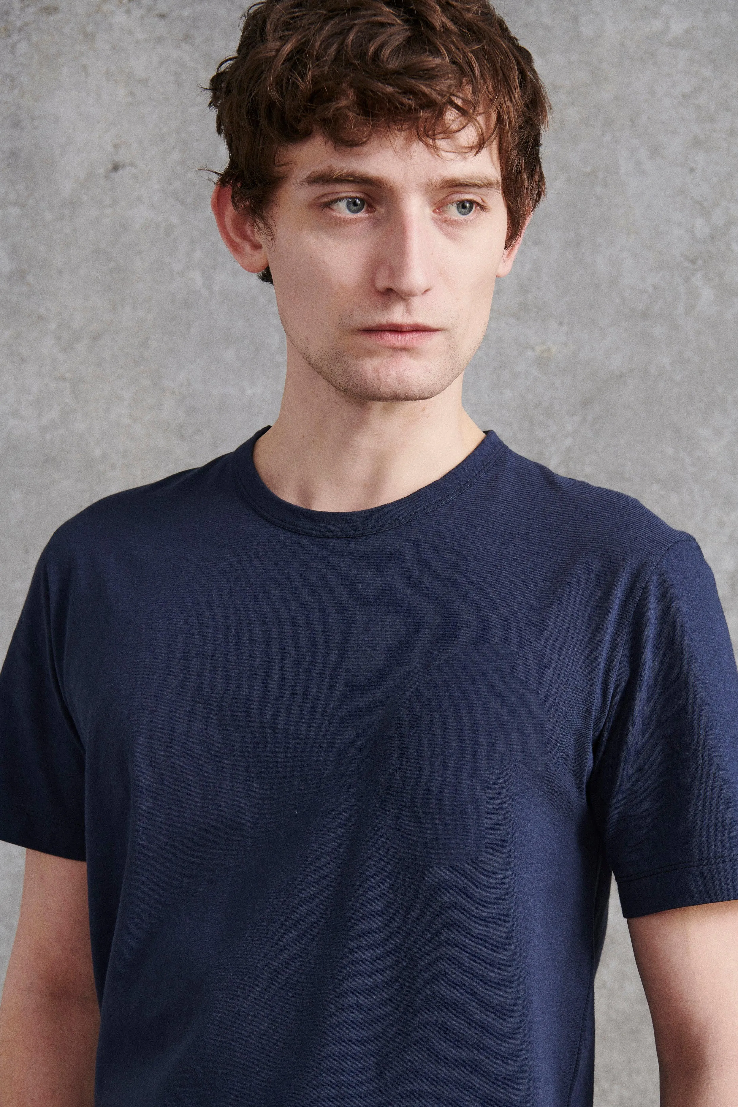 The Salford Tee - Navy sold by Private White V.C. product image thumbnail 2