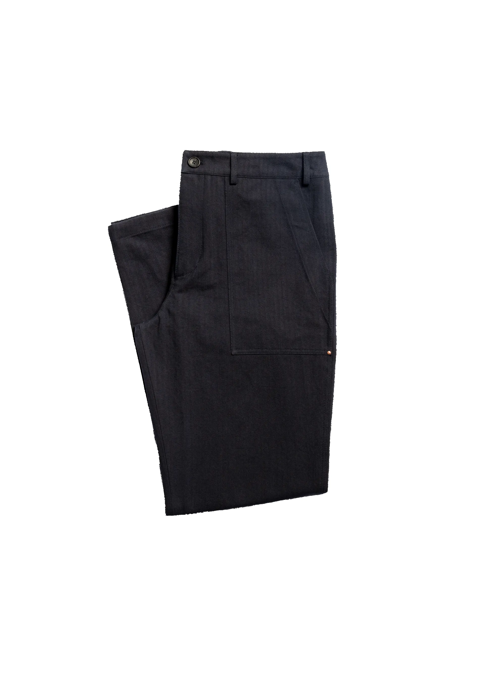 The Overlord Trouser - Navy sold by Private White V.C. product image thumbnail 2
