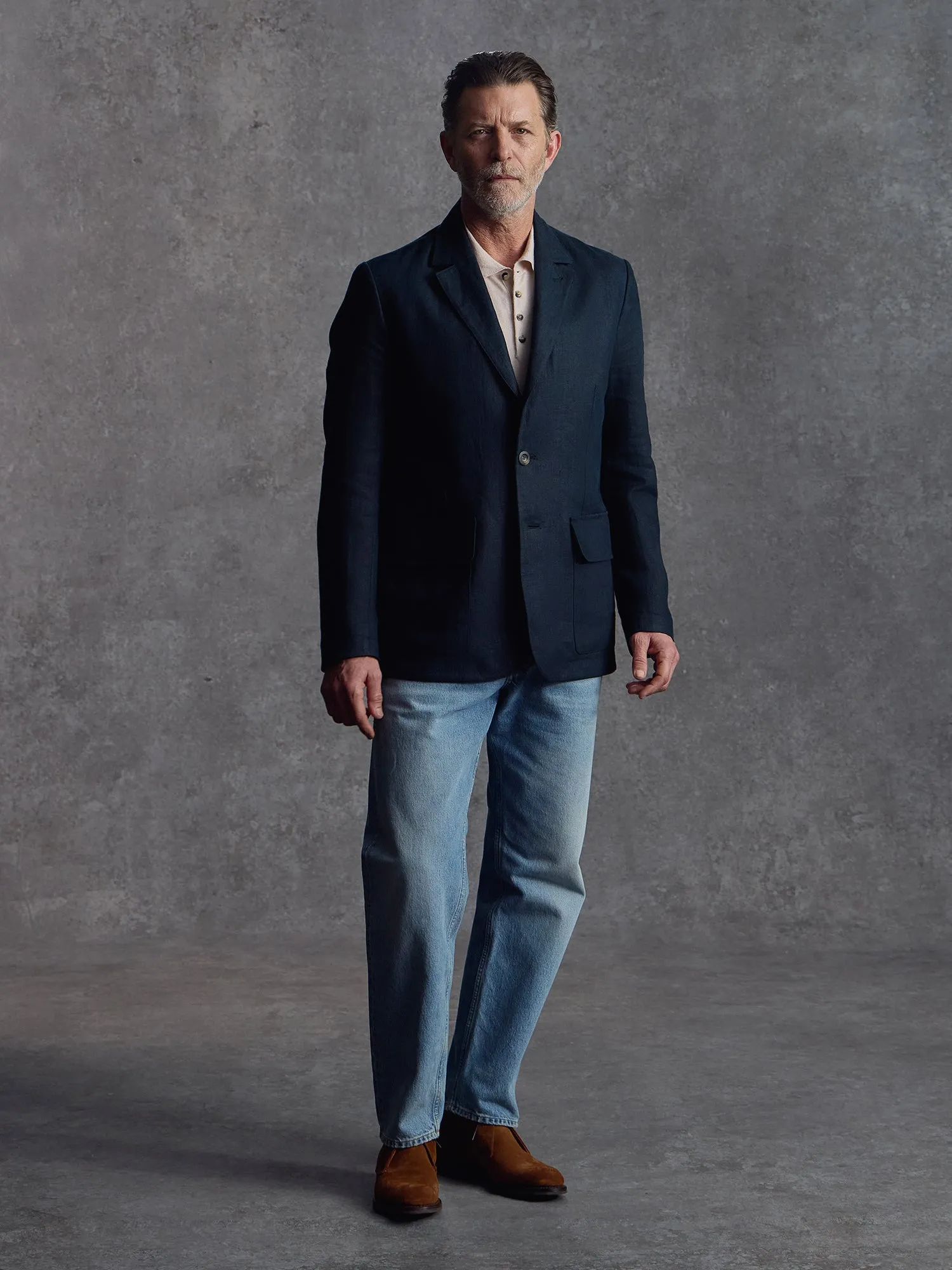 The Tailor Blazer - Navy sold by Private White V.C.