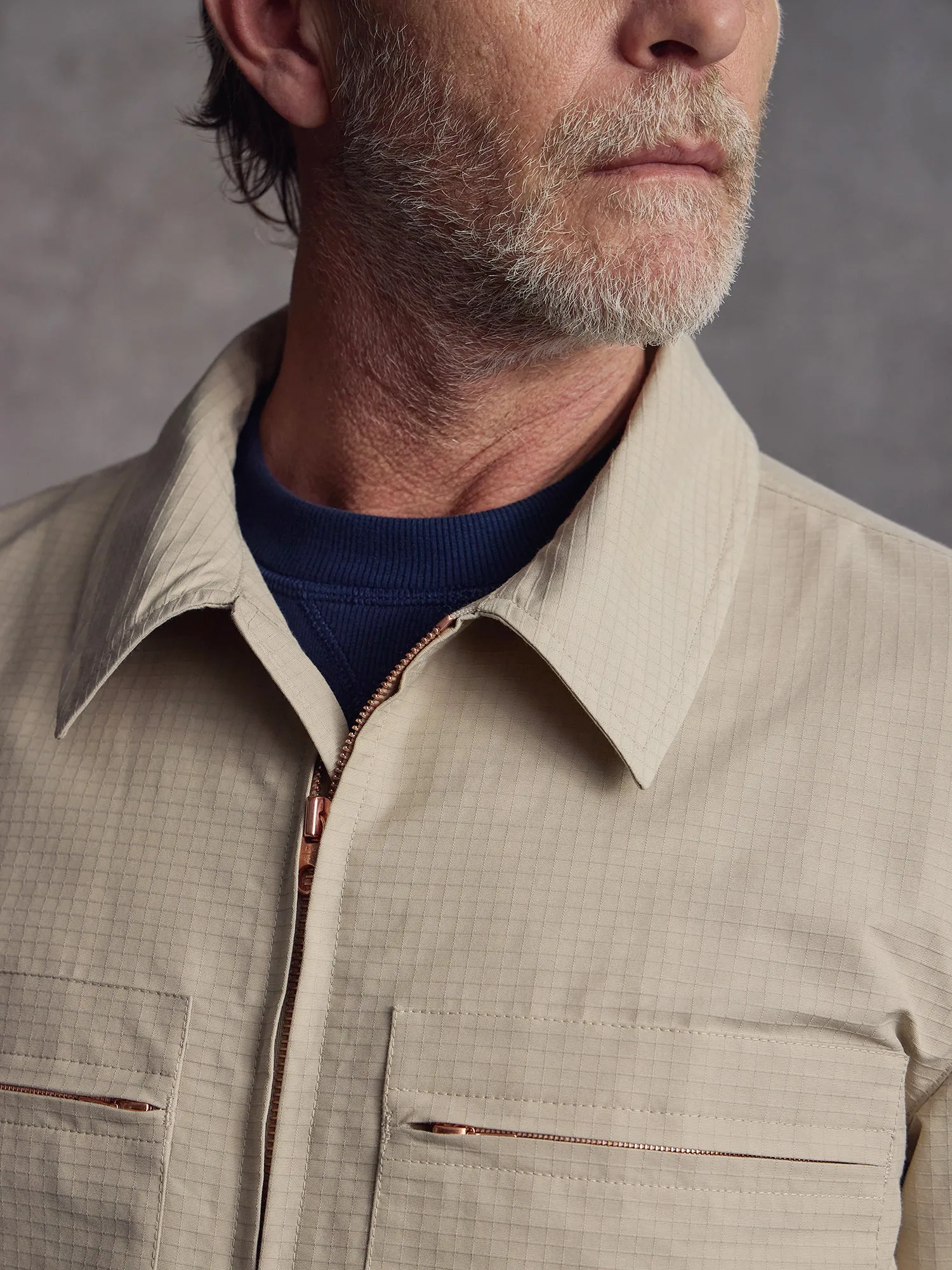 The Covert Jacket - Alabaster sold by Private White V.C. product image thumbnail 3