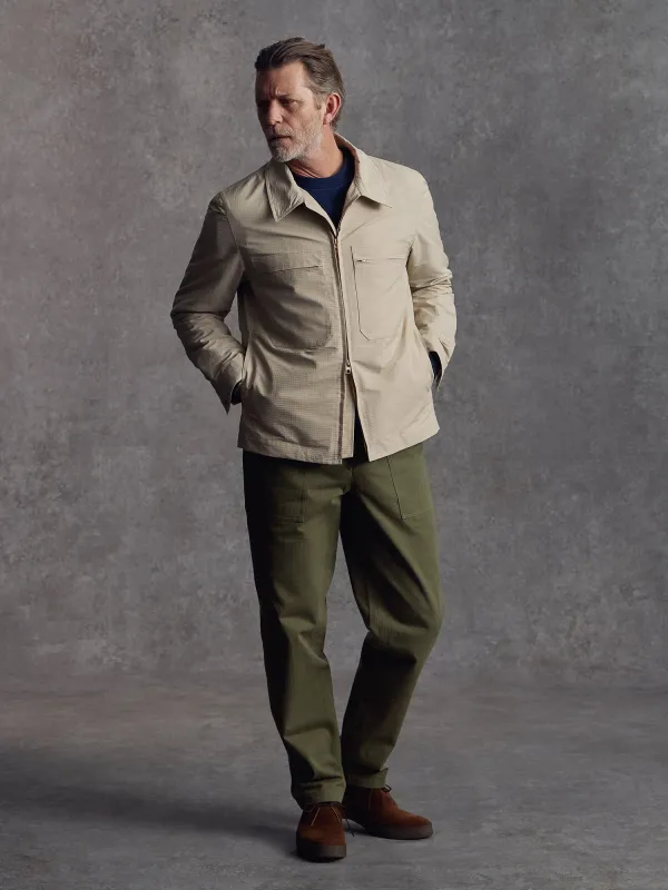 The Covert Jacket - Alabaster sold by Private White V.C.