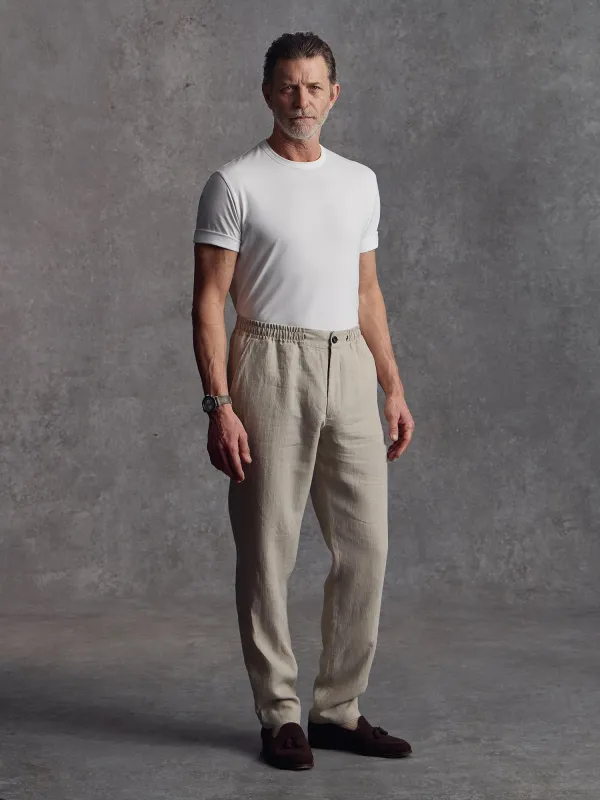 The Tailor Trouser - Natural sold by Private White V.C.