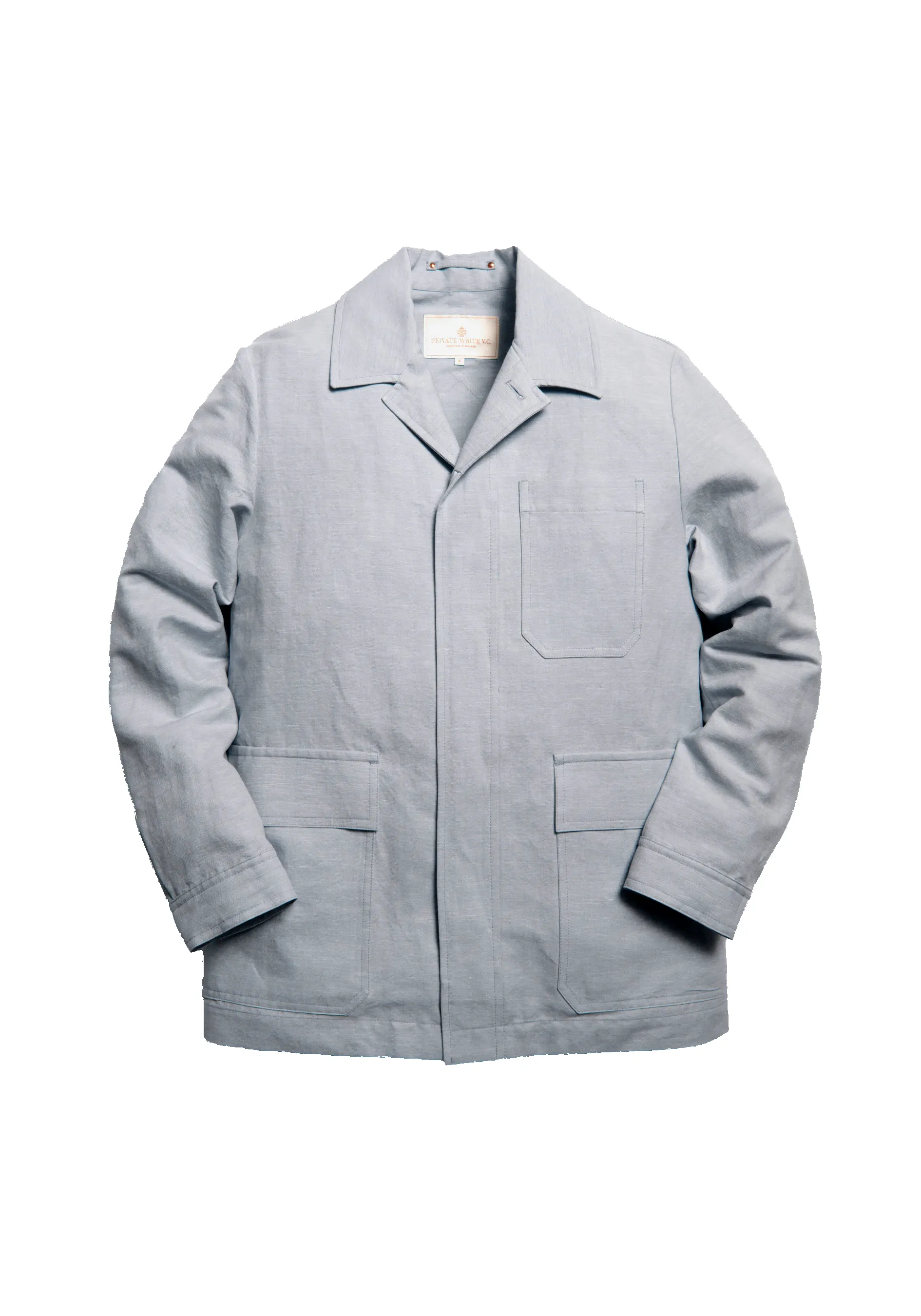The Marylebone Shacket - Azure sold by Private White V.C. product image thumbnail 2