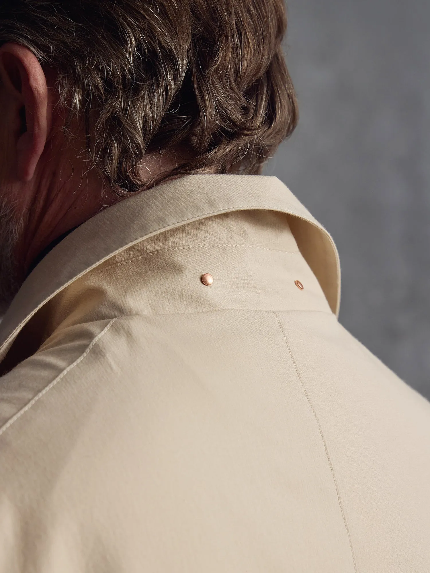 The Richmond Silk Mac - Alabaster sold by Private White V.C. product image thumbnail 5