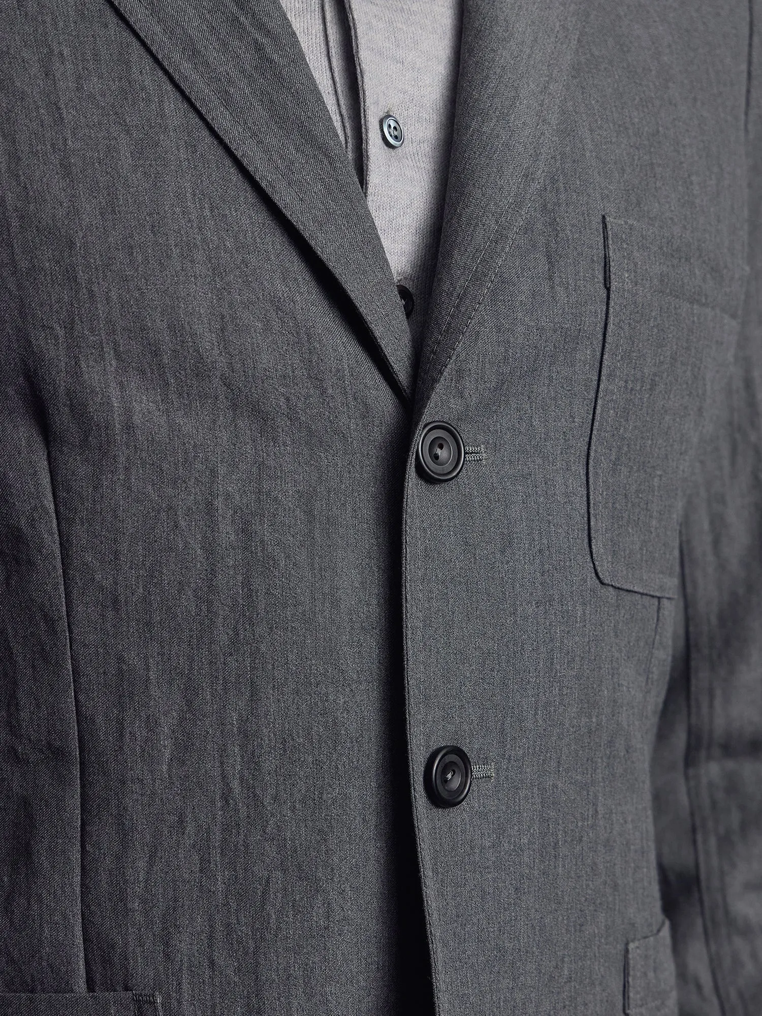 The Belgravia Blazer - Cobble Grey sold by Private White V.C. product image thumbnail 3