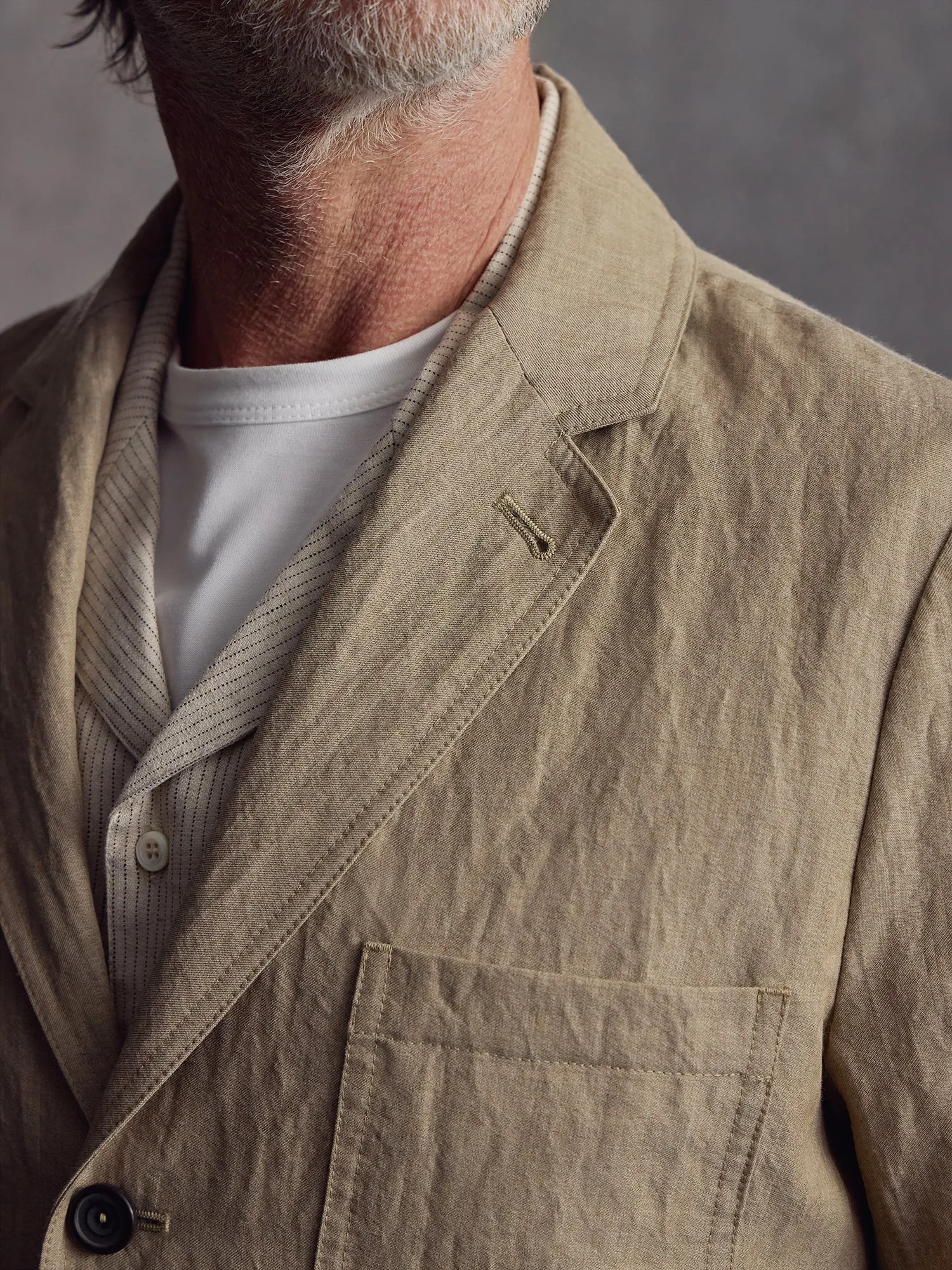 The Belgravia Blazer - Sand sold by Private White V.C. product image thumbnail 3