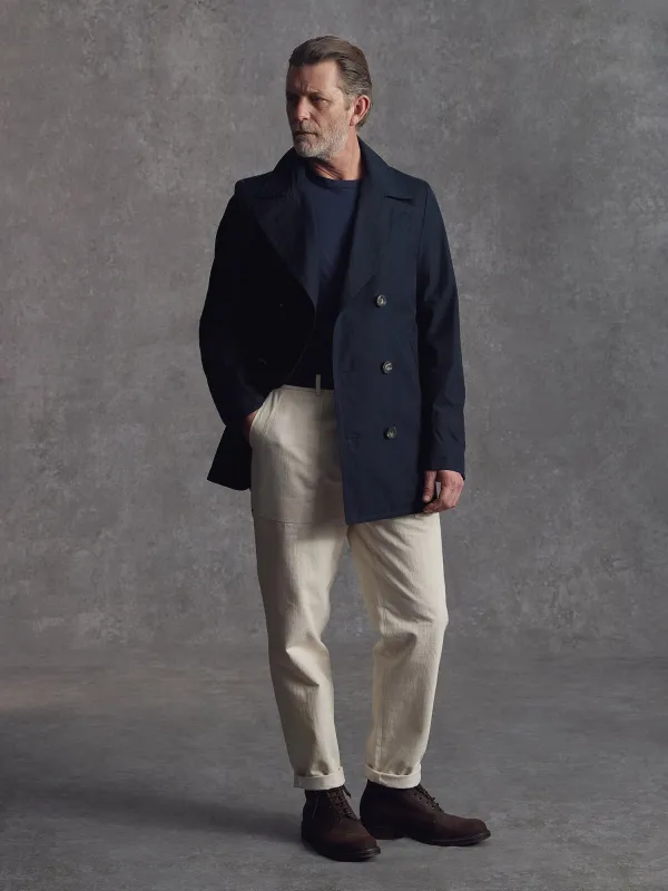 The Deck Coat - Midnight sold by Private White V.C.