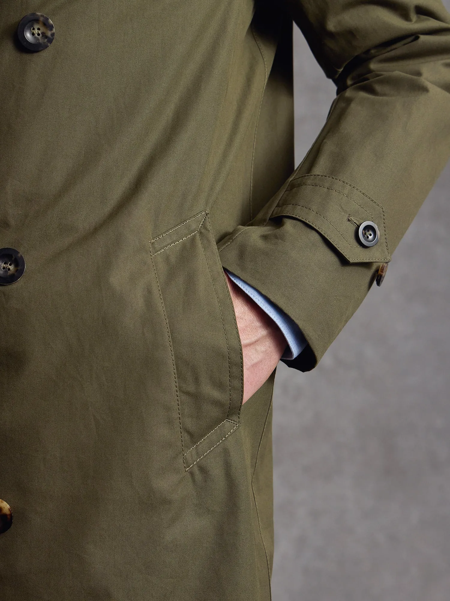 The Civvy Trench - Olive sold by Private White V.C. product image thumbnail 4
