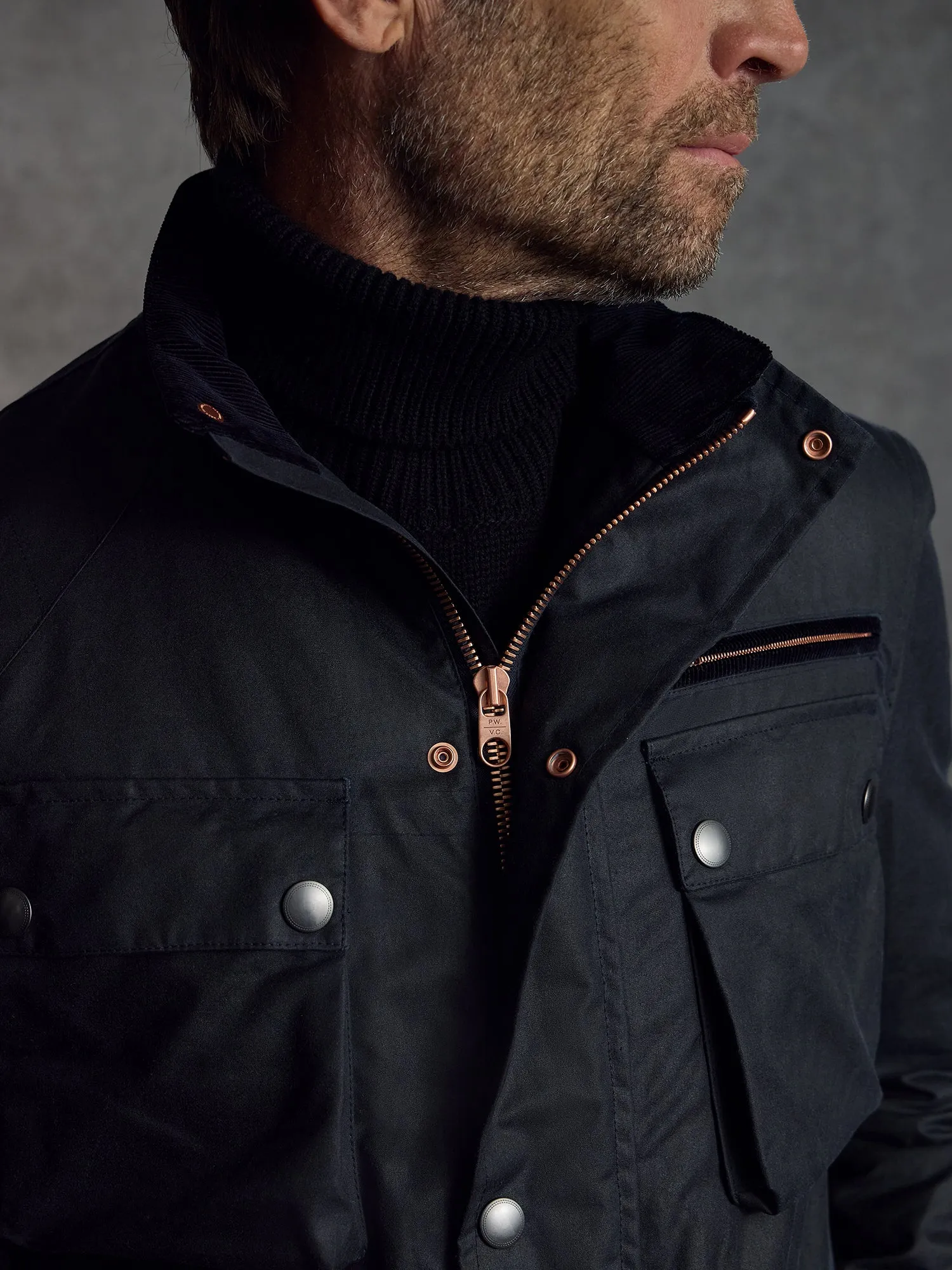 The Belgravia Biker - Ink sold by Private White V.C. product image thumbnail 5