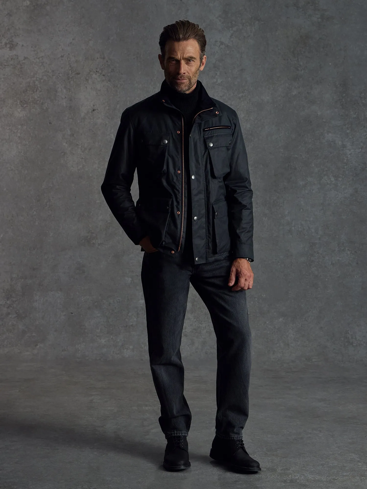 The Belgravia Biker - Ink sold by Private White V.C.