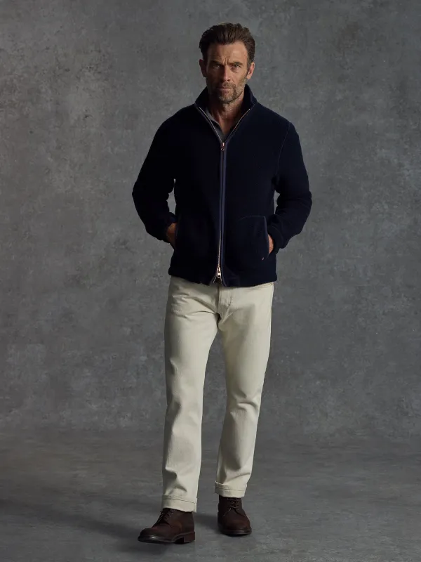 The Vanguard Fleece - Ink sold by Private White V.C.