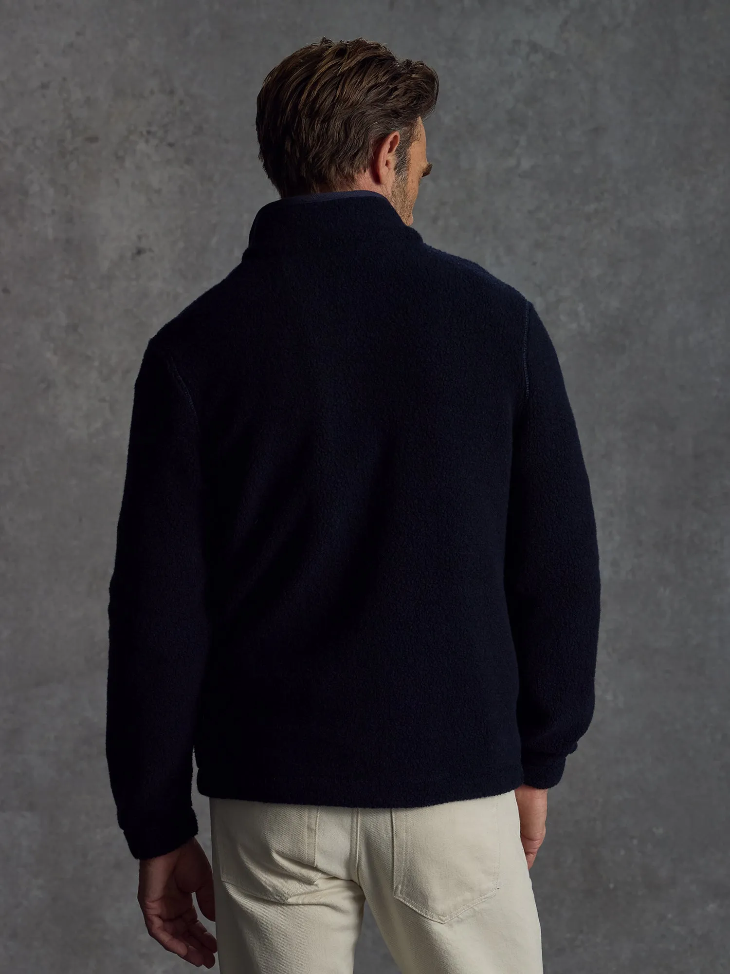 The Vanguard Fleece - Ink sold by Private White V.C. product image thumbnail 4