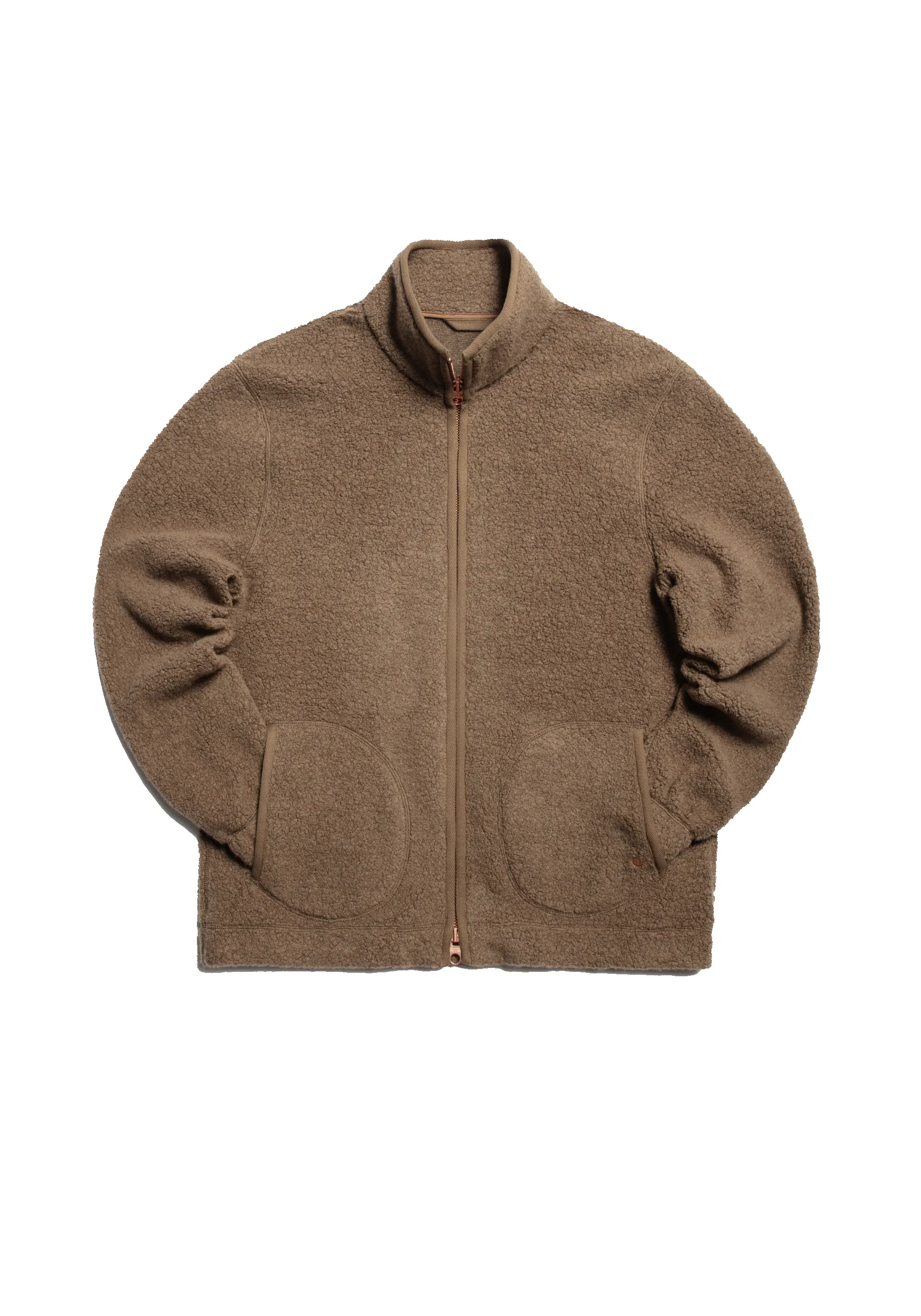 The Vanguard Fleece - Pebble sold by Private White V.C. product image thumbnail 2