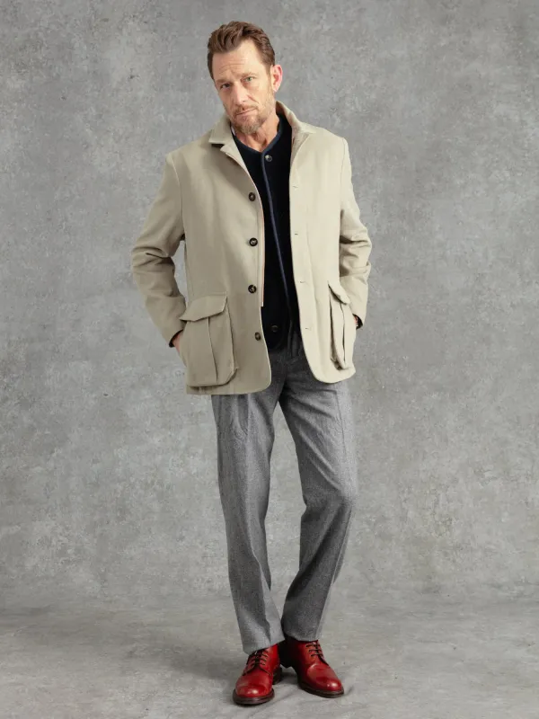 The Norfolk Walking Jacket - Pebble sold by Private White V.C.