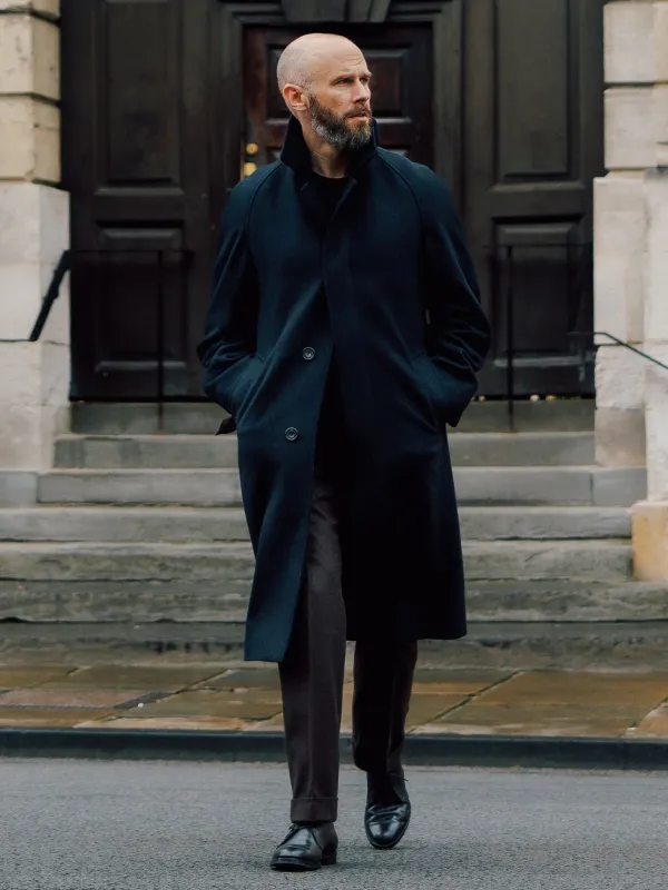 The Dark Navy Donegal sold by Private White V.C.