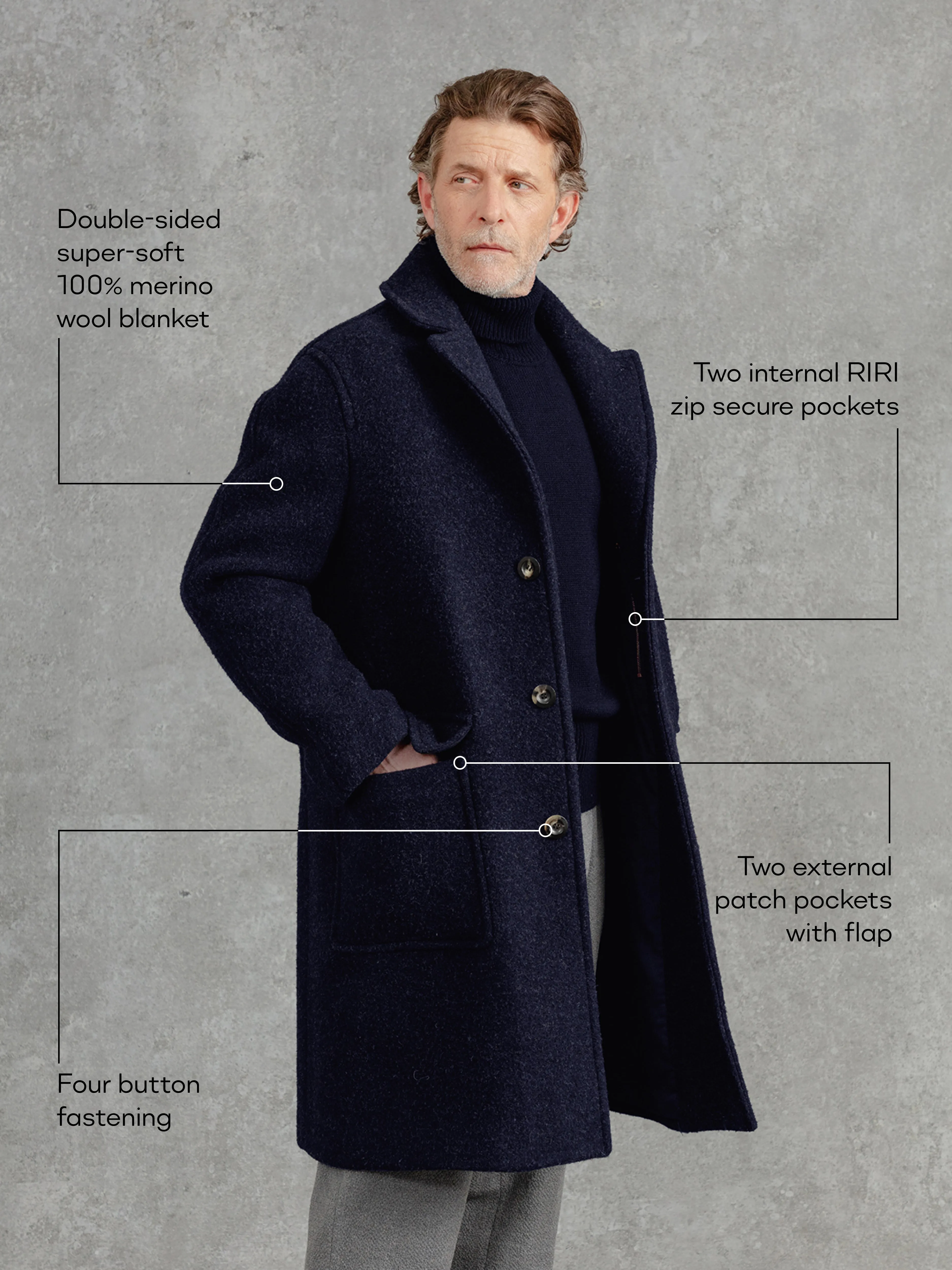 The Lowry Cuddler - Ink sold by Private White V.C. product image thumbnail 2