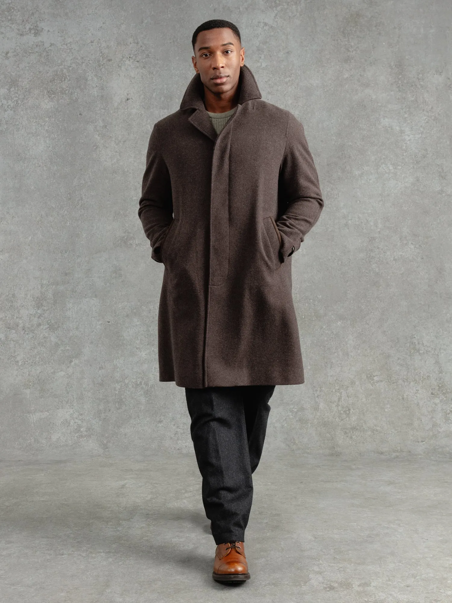 The Salford Succession Coat - Bark sold by Private White V.C.