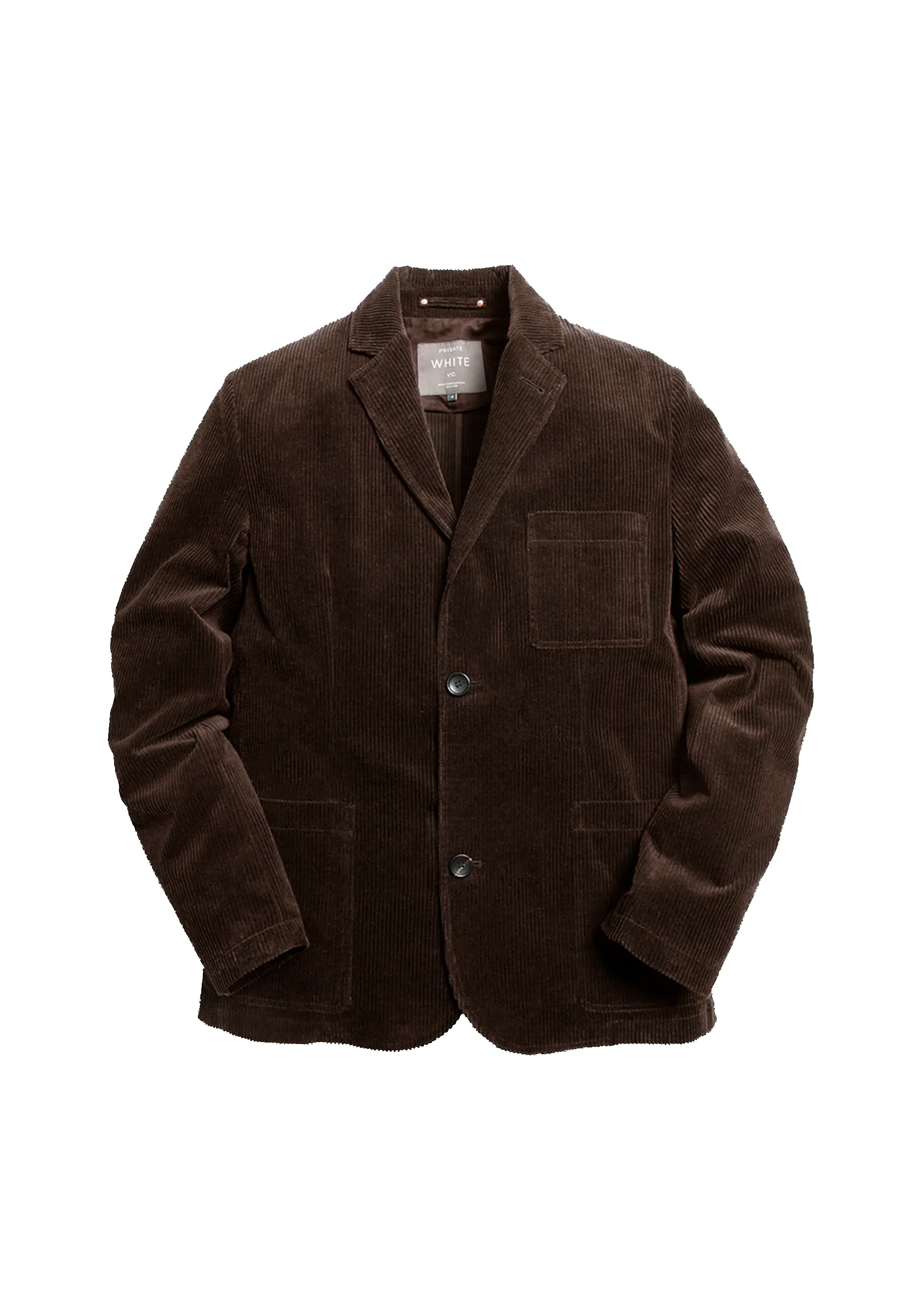 The Cashmere Cord Blazer - Bark sold by Private White V.C. product image thumbnail 3