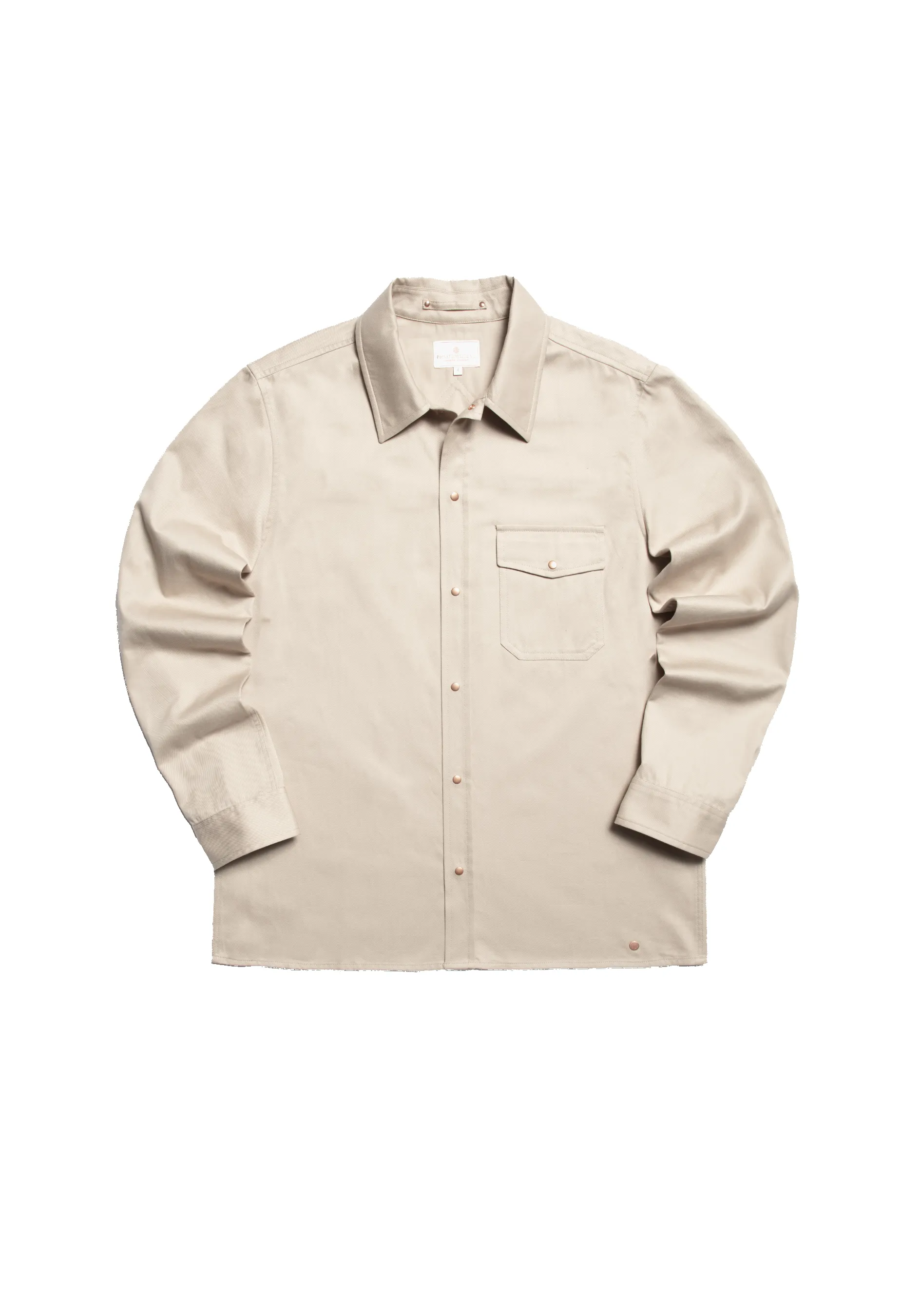The Demob Shirt - Cotton Sand sold by Private White V.C. product image thumbnail 2