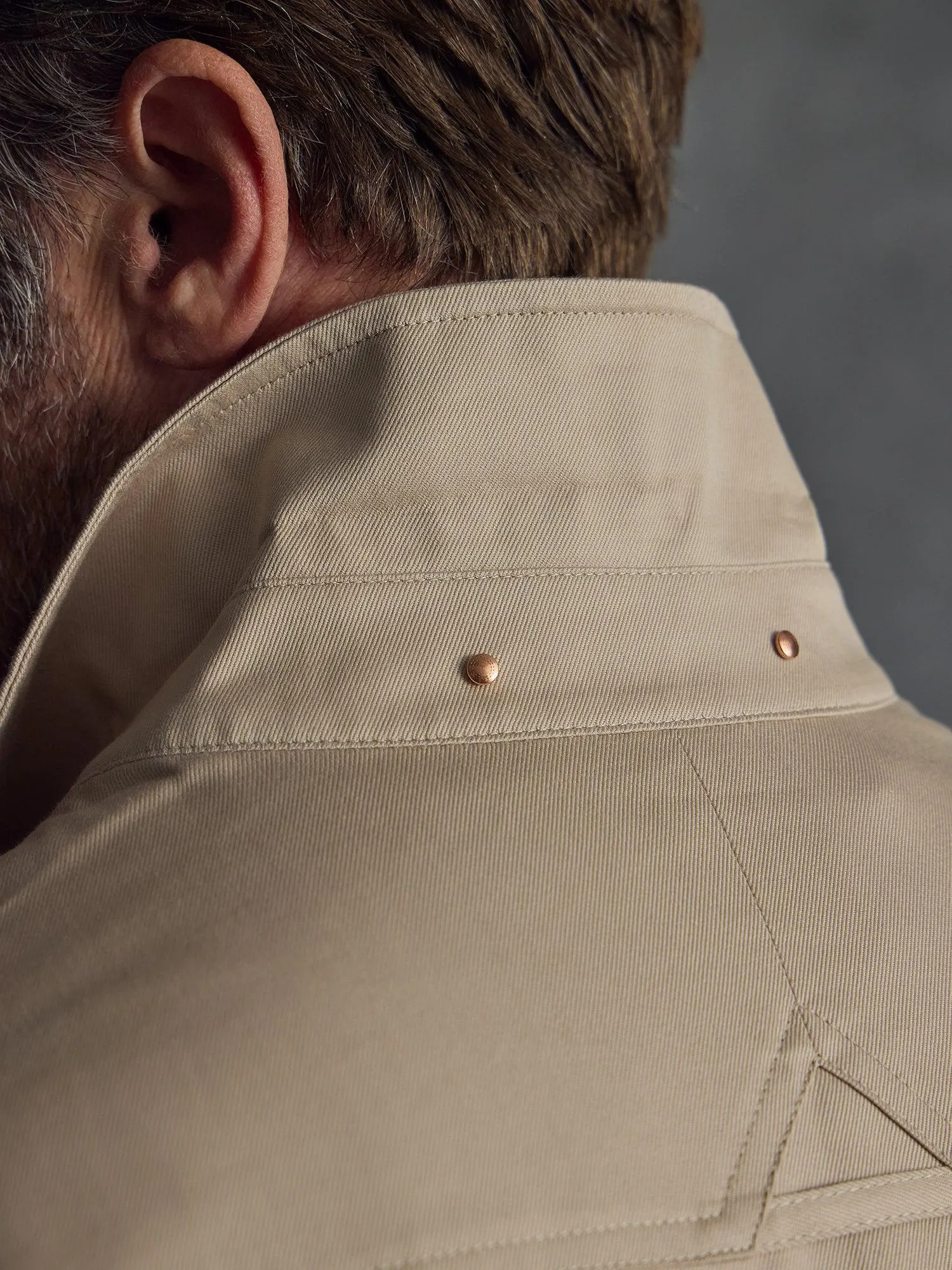 The Demob Shirt - Cotton Sand sold by Private White V.C. product image thumbnail 3