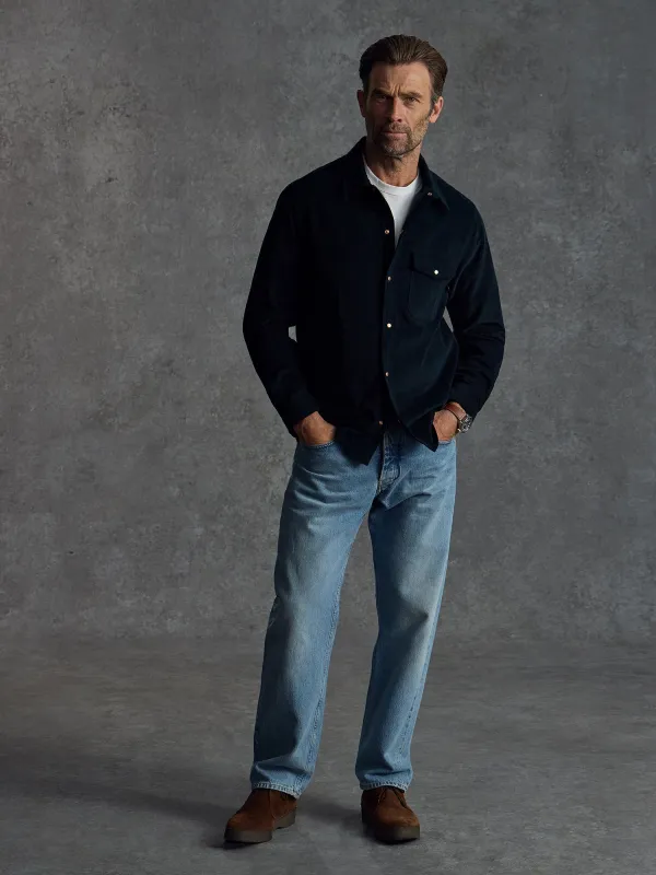 The Demob Shirt - Ink sold by Private White V.C.