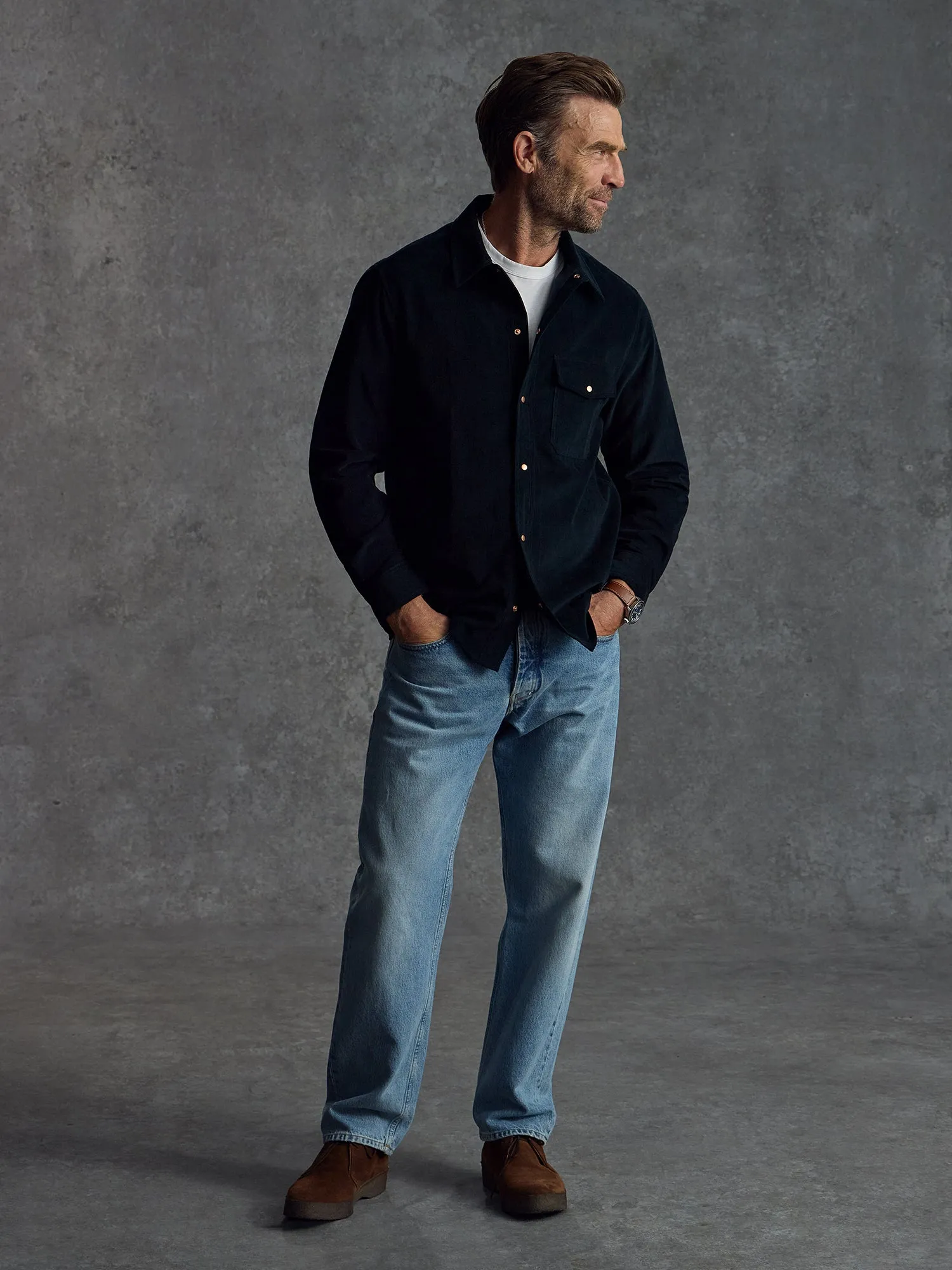 The Demob Shirt - Ink sold by Private White V.C. product image thumbnail 4