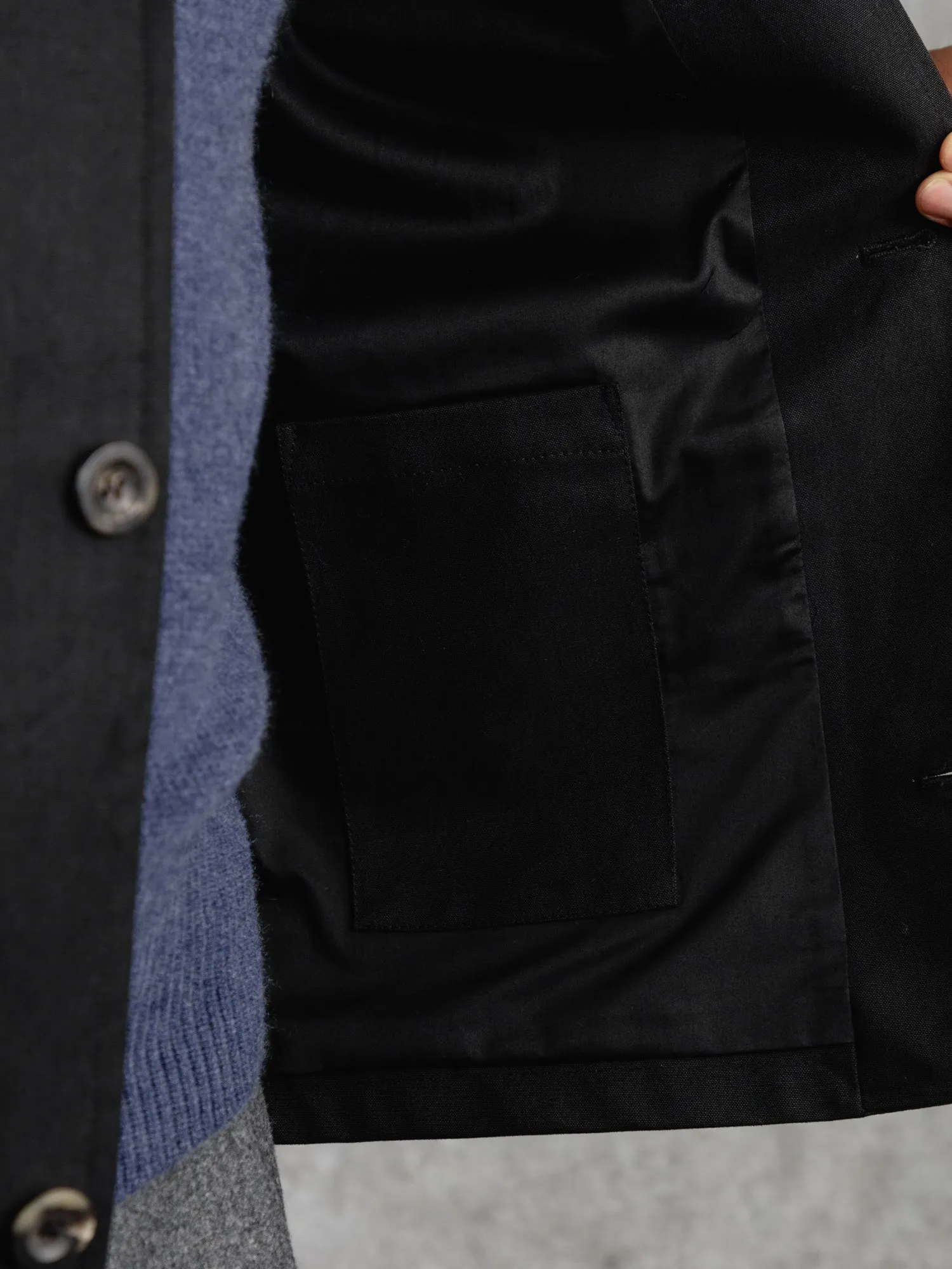 The Pocket Jacket - Ivory Black sold by Private White V.C. product image thumbnail 5