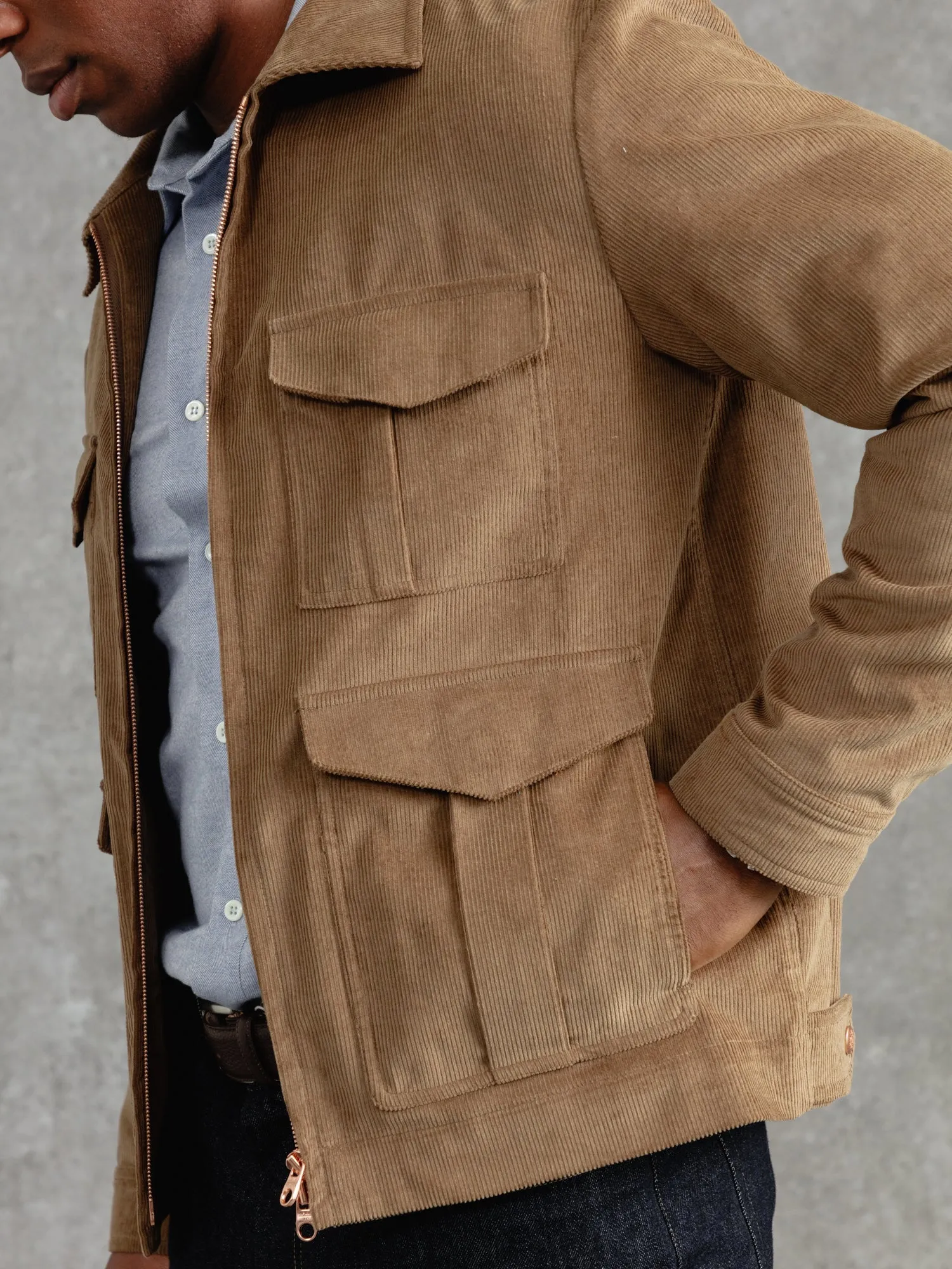 The Fallowfield Jacket - Pebble sold by Private White V.C. product image thumbnail 5