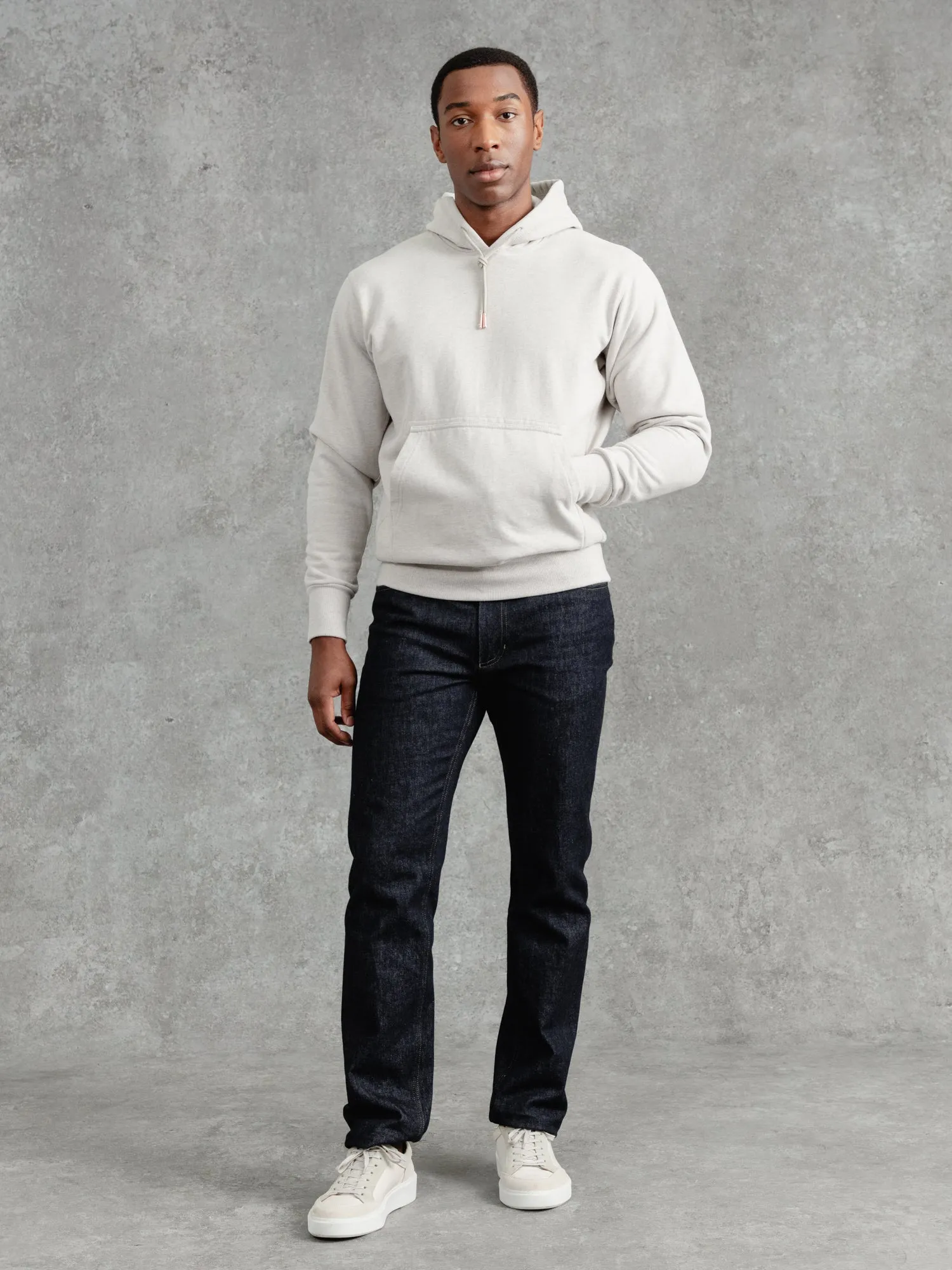 The Eden Hoodie 2.0 - Pebble sold by Private White V.C. product image thumbnail 5