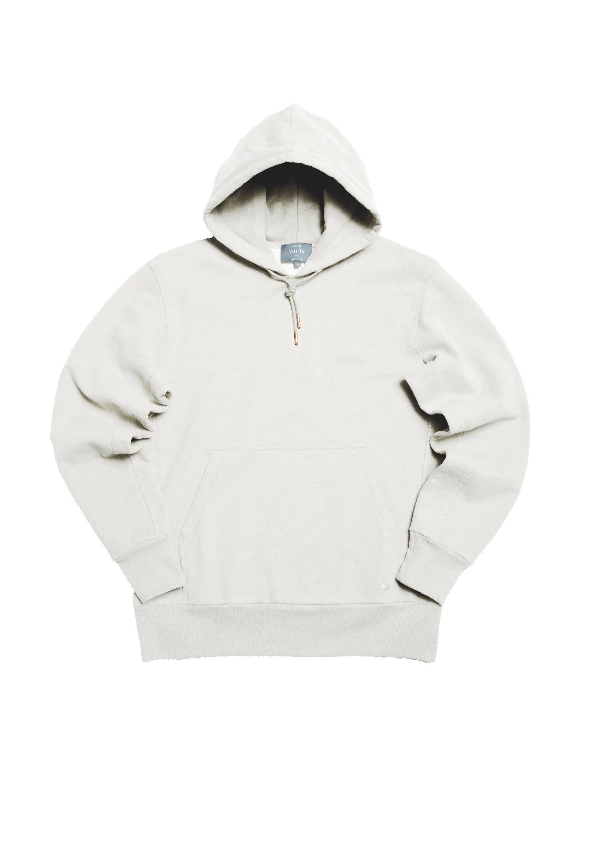 The Eden Hoodie 2.0 - Pebble sold by Private White V.C. product image thumbnail 3
