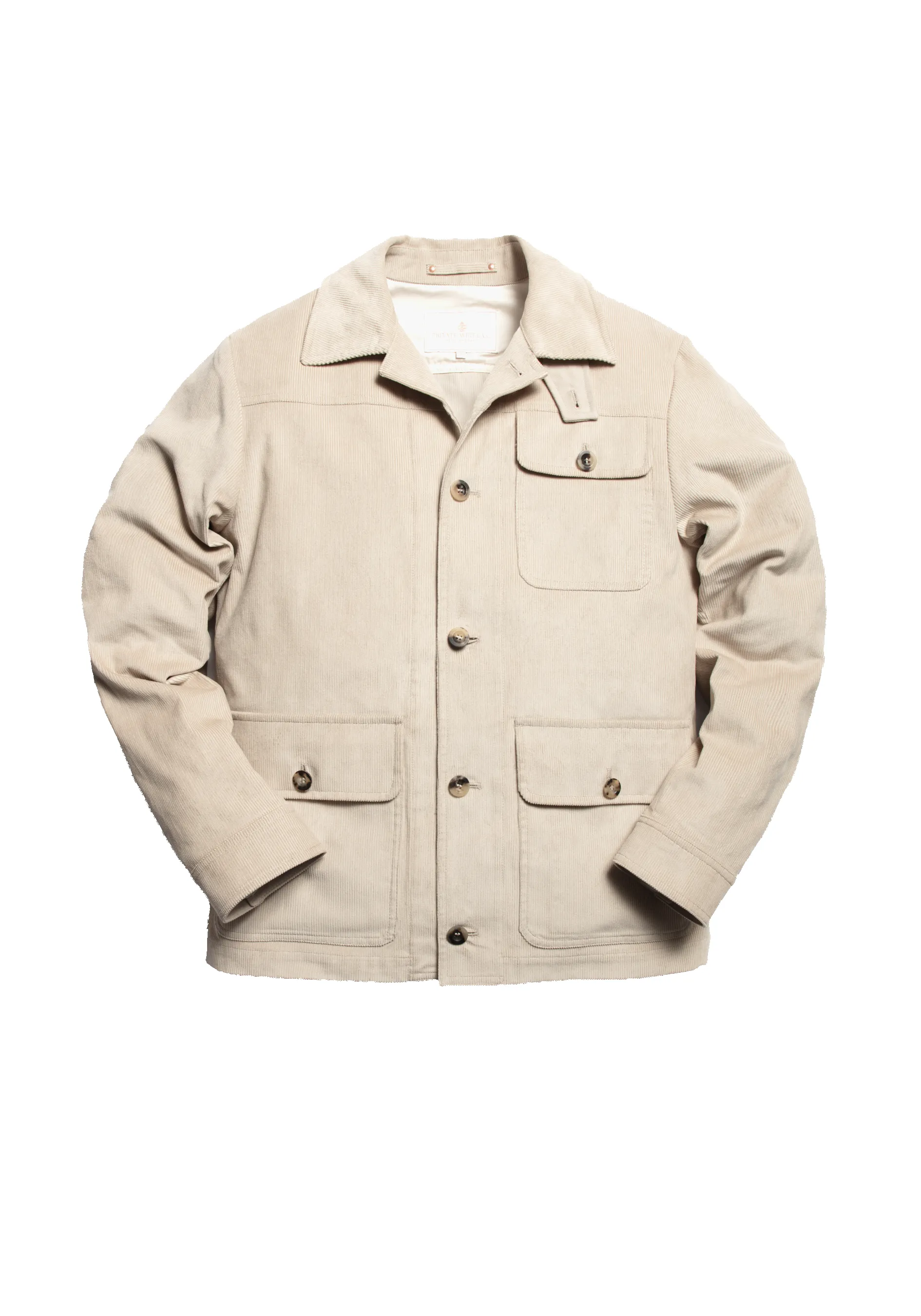 The Cord Pocket Jacket - Alabaster sold by Private White V.C. product image thumbnail 3