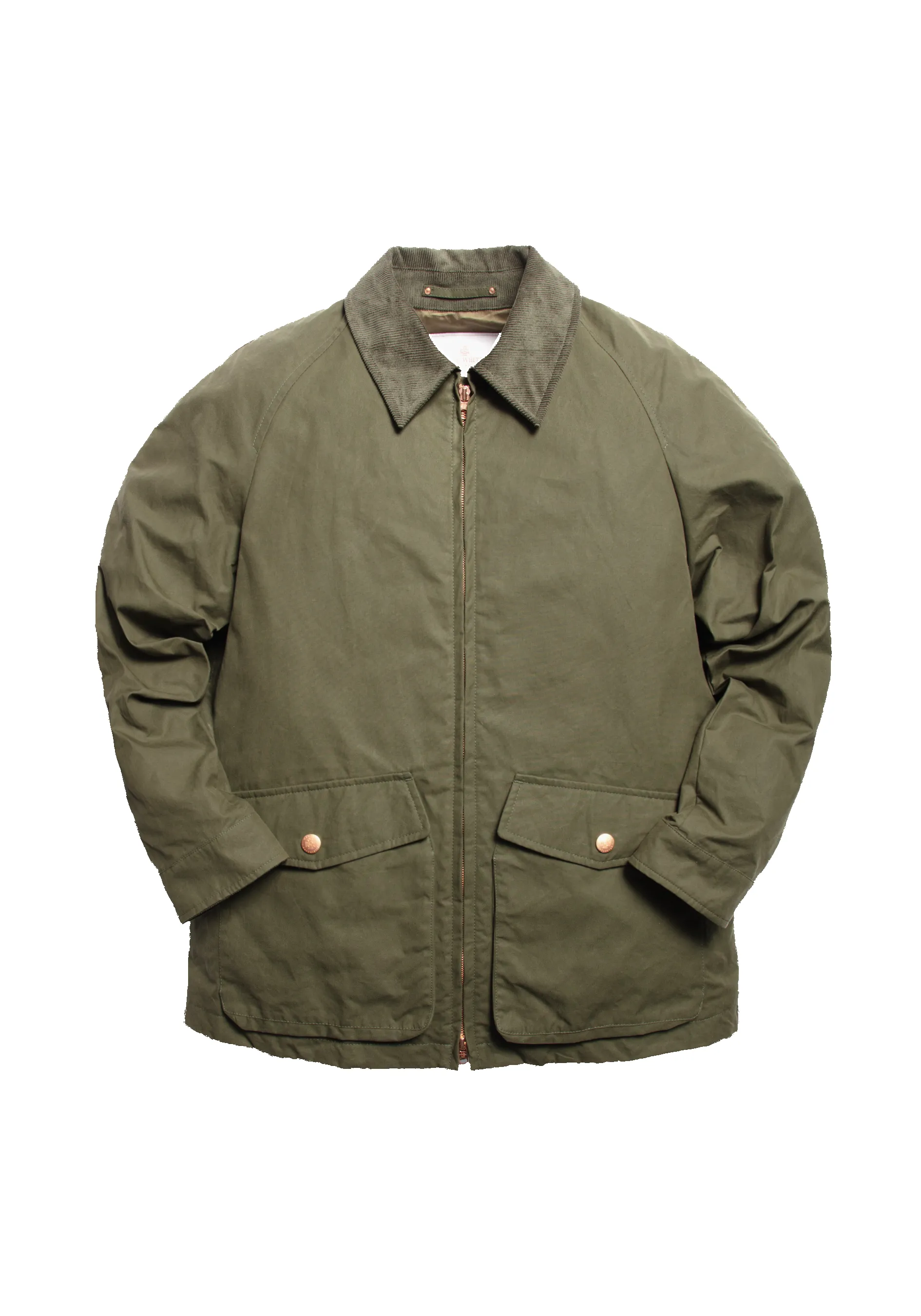The Casual Wax Jacket - Olive sold by Private White V.C. product image thumbnail 3
