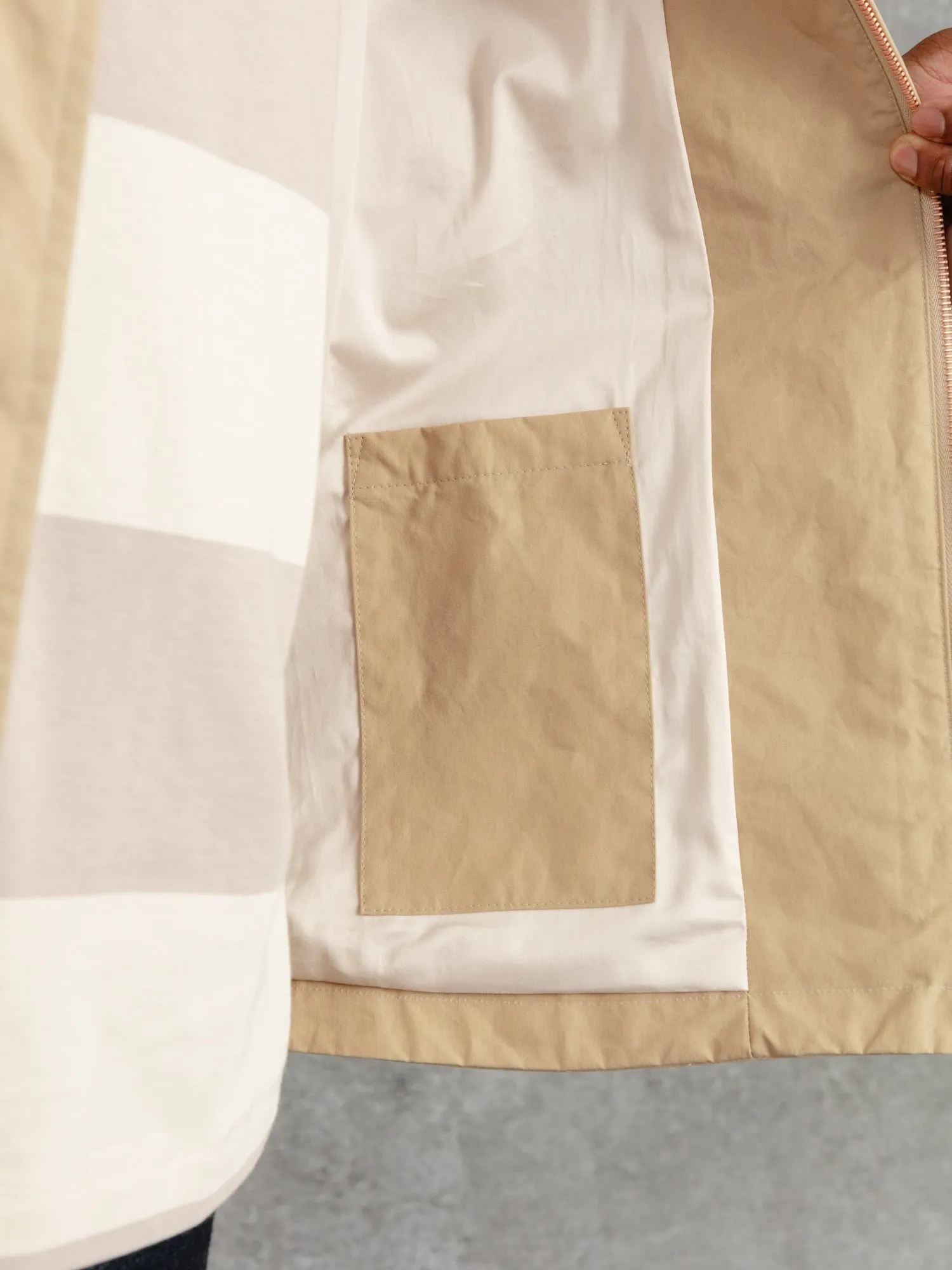 The Casual Wax Jacket - Alabaster sold by Private White V.C. product image thumbnail 5