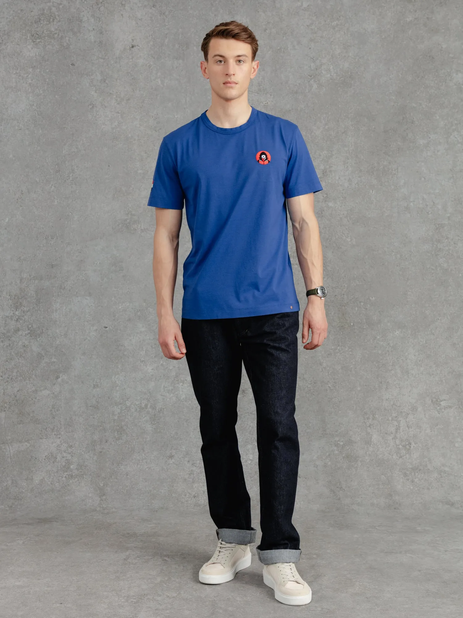 The United We Stand T-shirt - Indigo sold by Private White V.C.